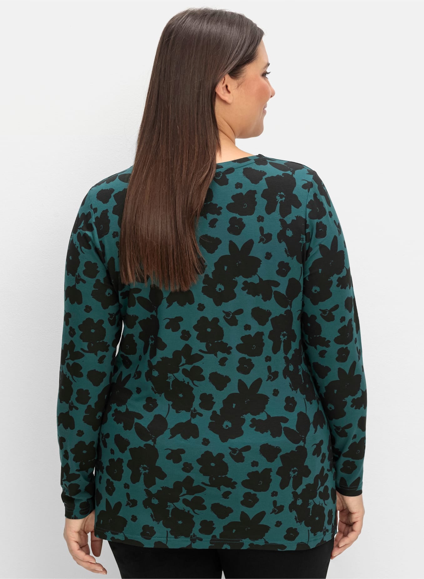 Sheego Langarmshirt »Langarmshirt«, (1 tlg.)