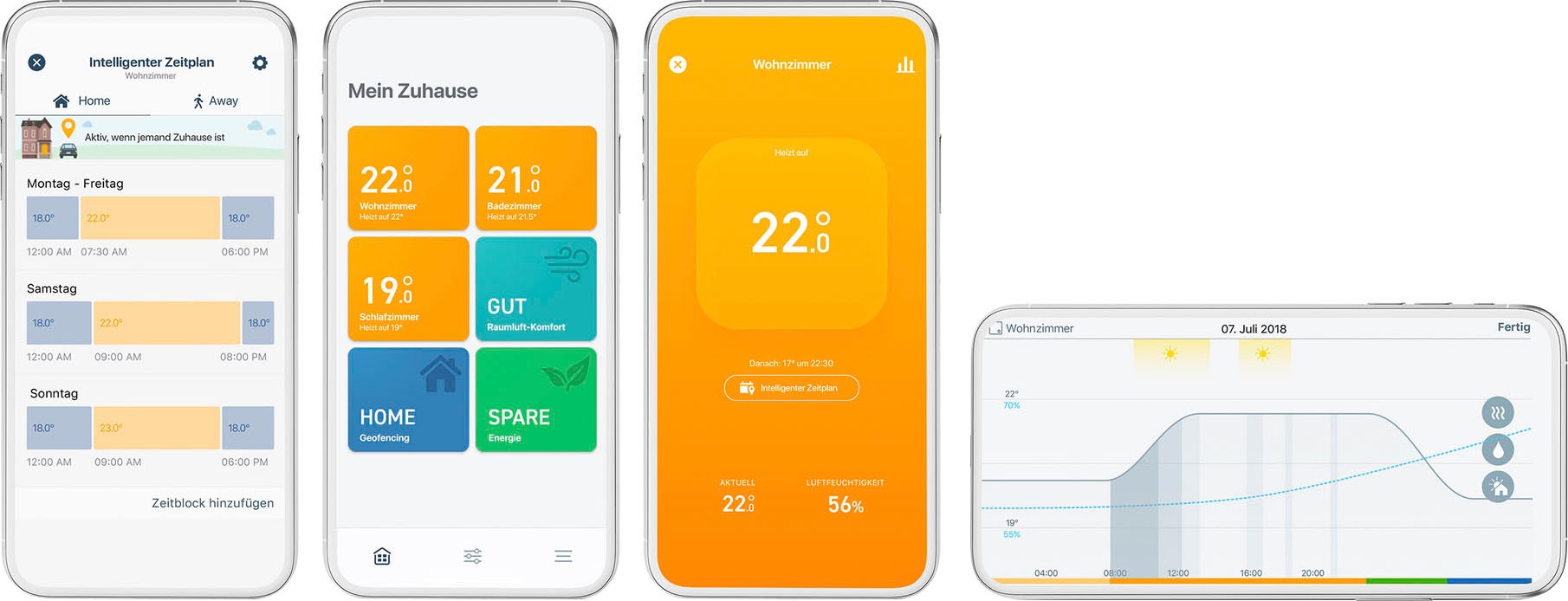 Tado Heizkörperthermostat »Smartes Heizkörper-Thermostat - 5er Pack, zur Einzelraumsteuerung«