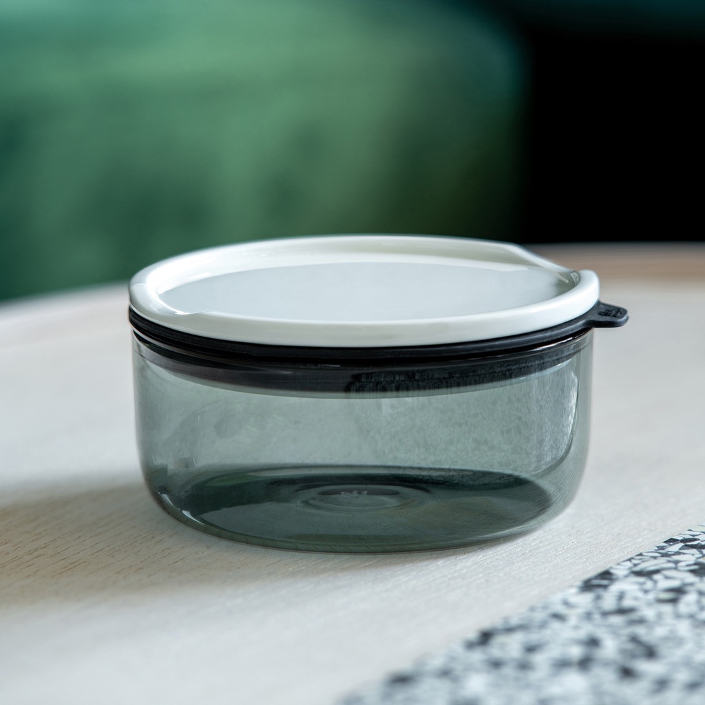 like. by Villeroy & Boch Lunchbox »Glas-Lunchbox To Go & To Stay 13 x 6 cm grau«, (1 tlg.)