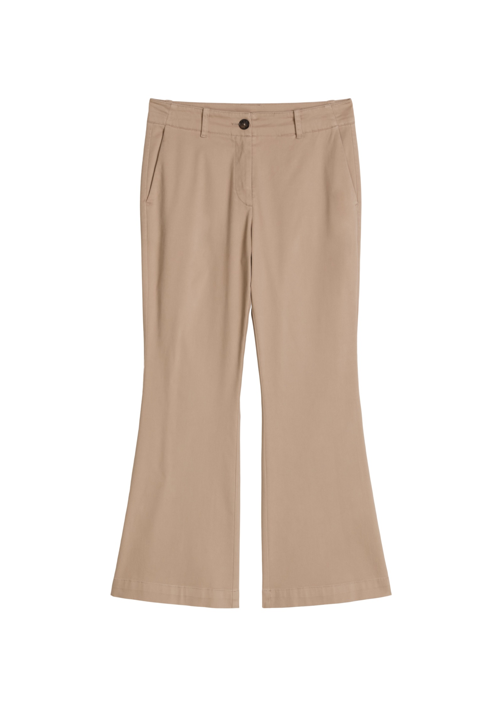 Marc O'Polo 7/8-Hose »MARTHE FLARED«  aus Baumwoll-Stretch-Satin, Flared Fit