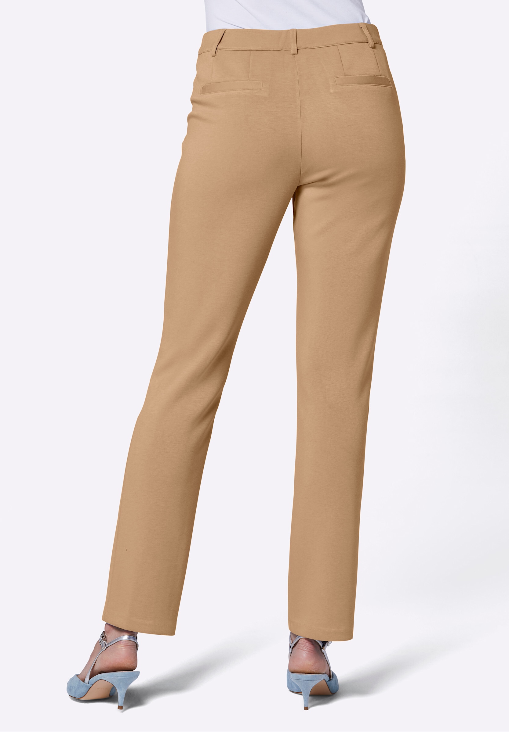 creation L Bügelfaltenhose »Modal-Hose Stretch-Hose mit abgesteppter Biese vorne«