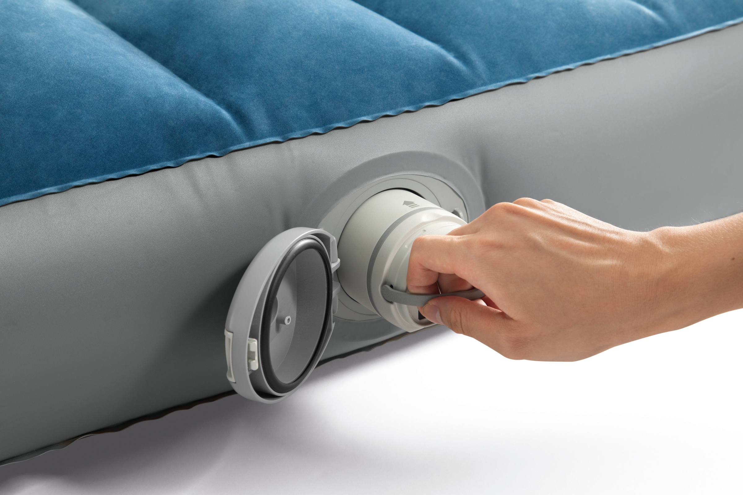 Intex Luftbett »Dura Beam Prestige Downy Twin mit wiederaufladbarer Luftpumpe«