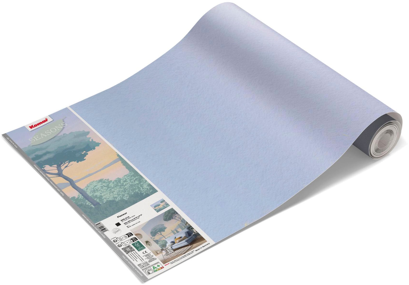 Komar Fototapete »Vlies Fototapete - Flaneur - Größe 300 x 250 cm« Motiv | bedruckt glatt