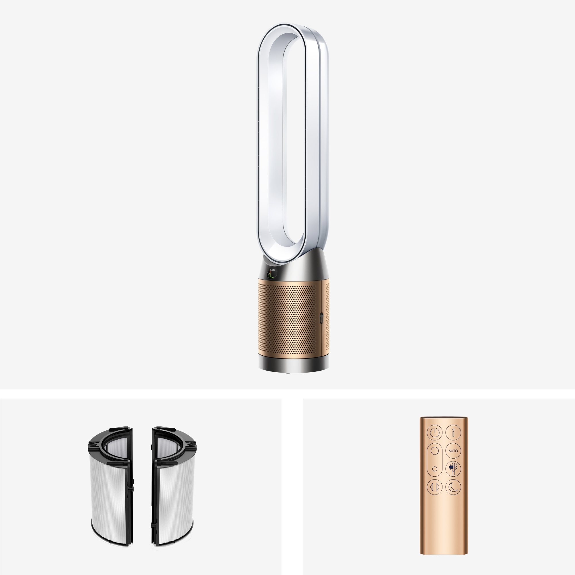 DYSON Luftreiniger »Dyson Purifier Cool™ PC2 De Nox (Weiß/Gold)«