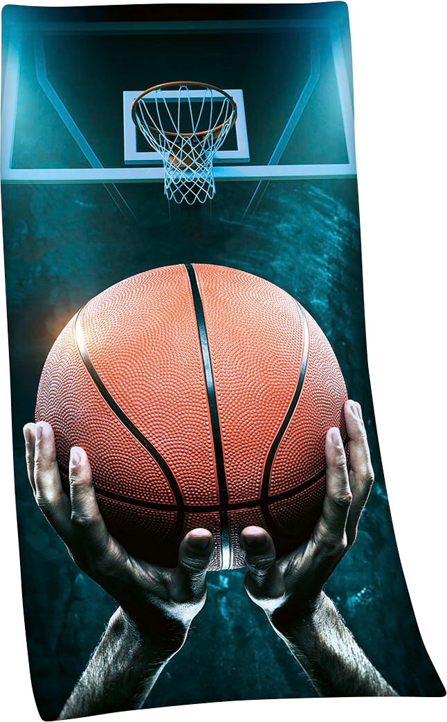 Badetuch »Basketball«, (1 St.), hochfarbig bedruckt