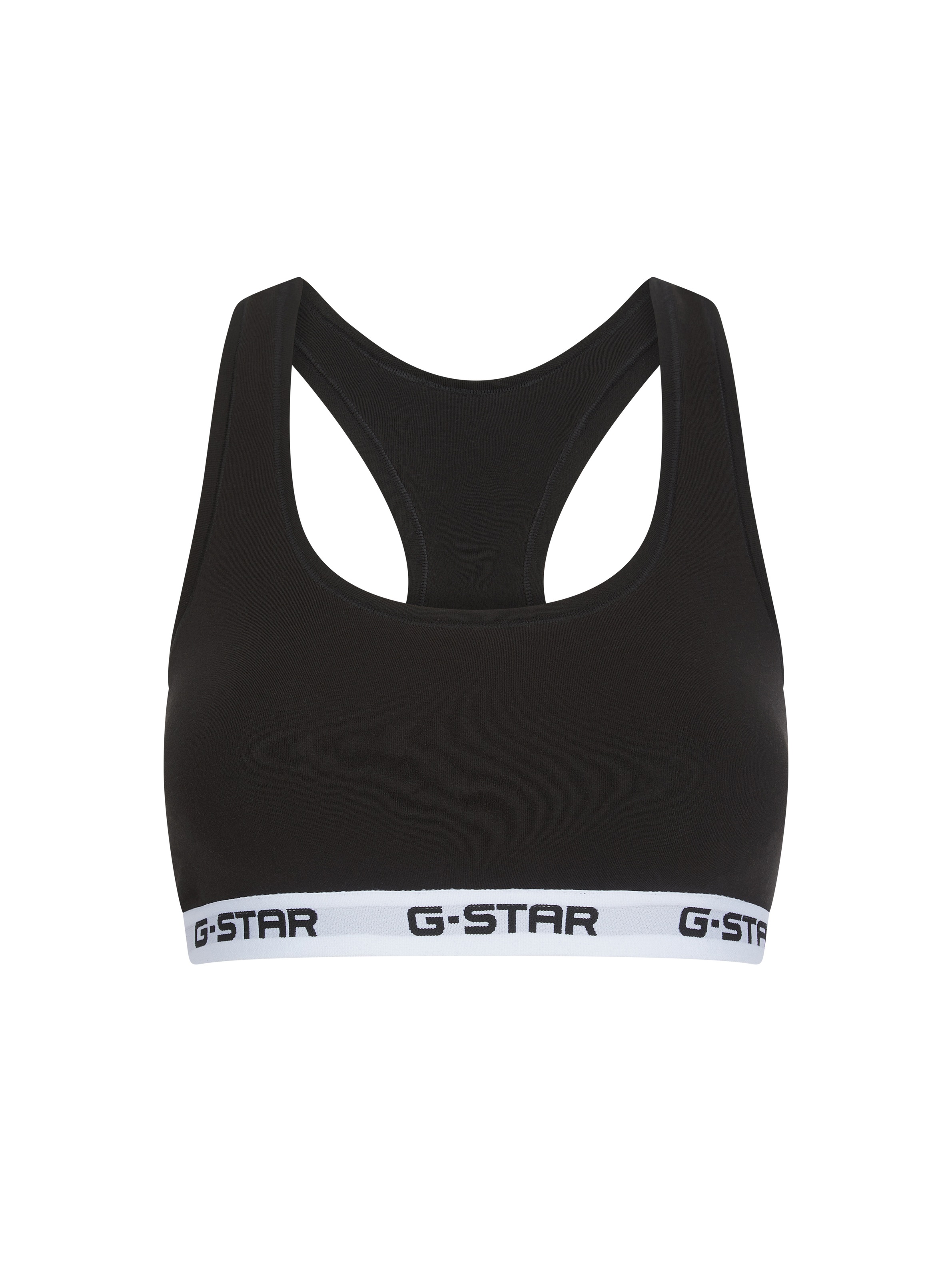 G-STAR Bralette »CARNELIAN, BRAS 2 PACK RACERBACK« Packung, 2 Stk. mit Logo-Saum