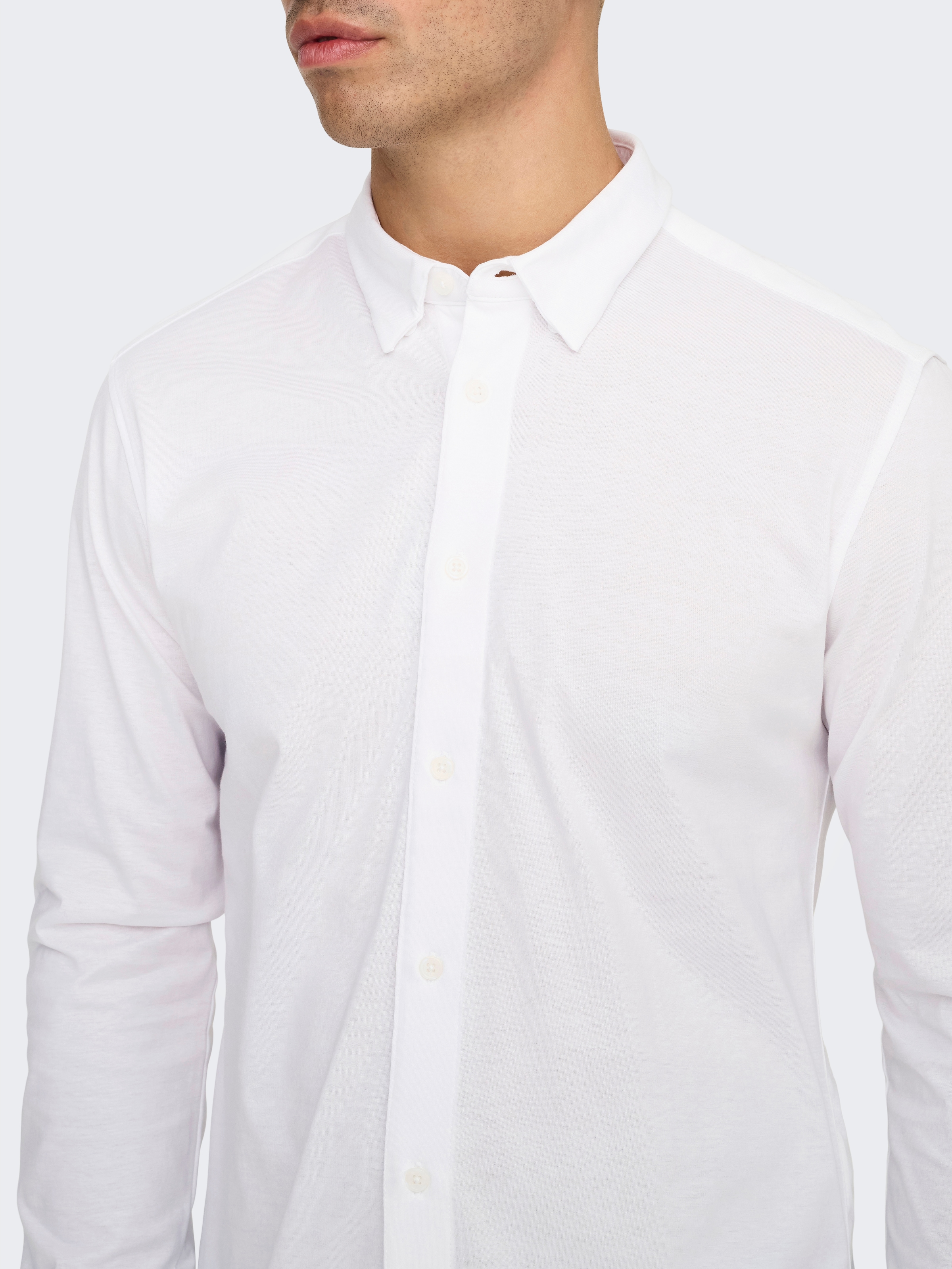ONLY & SONS Langarmhemd »ONSROBIN B/U LS STRETCH SHIRT NOOS«
