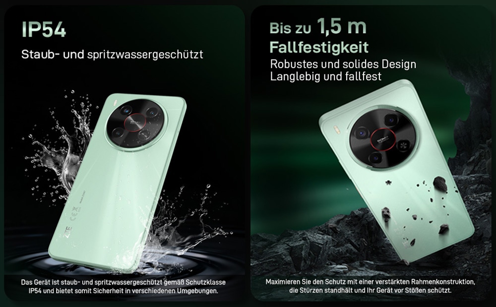 ZTE Smartphone »Blade V70 Max« Lake Green