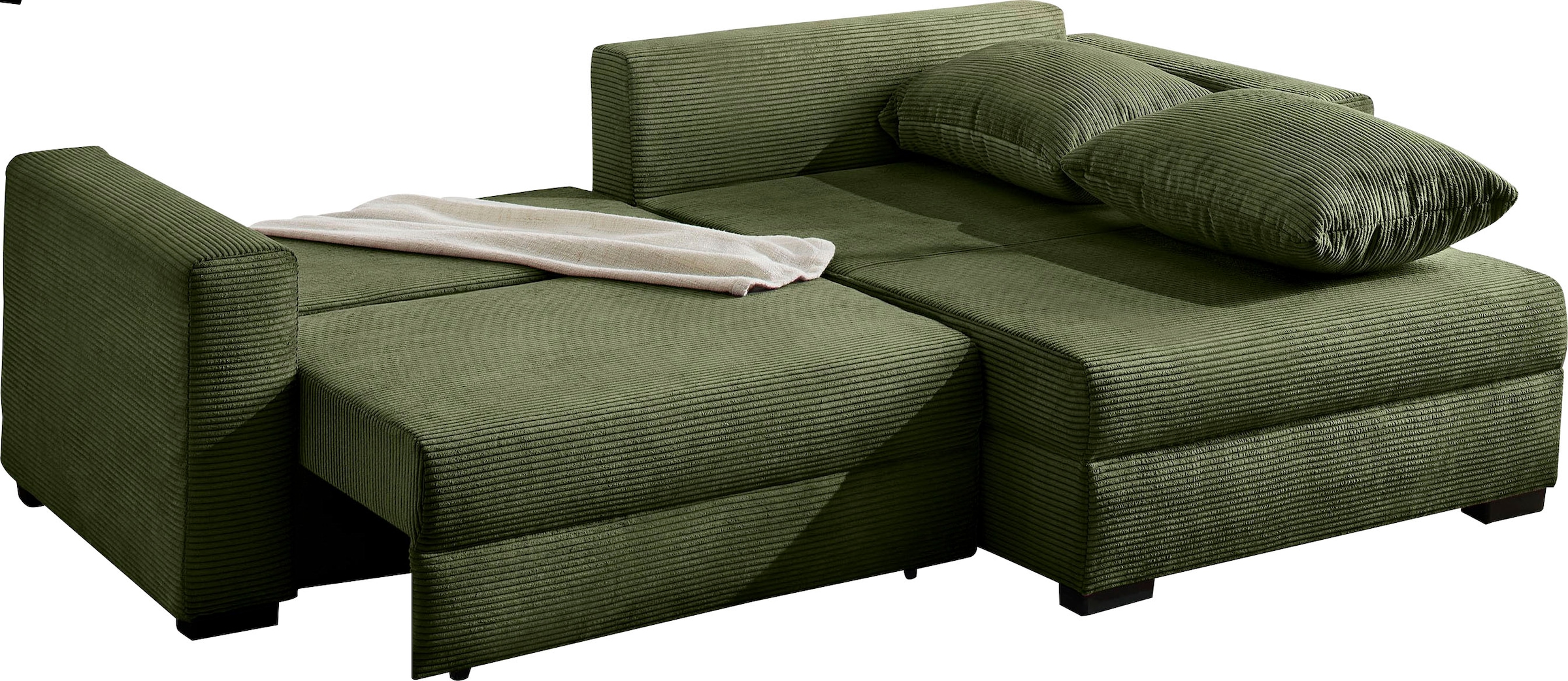 Jockenhöfer Gruppe Ecksofa »Elmau«, inklusive Bettfunktion,Bettkasten, L oder XL-Ottomane