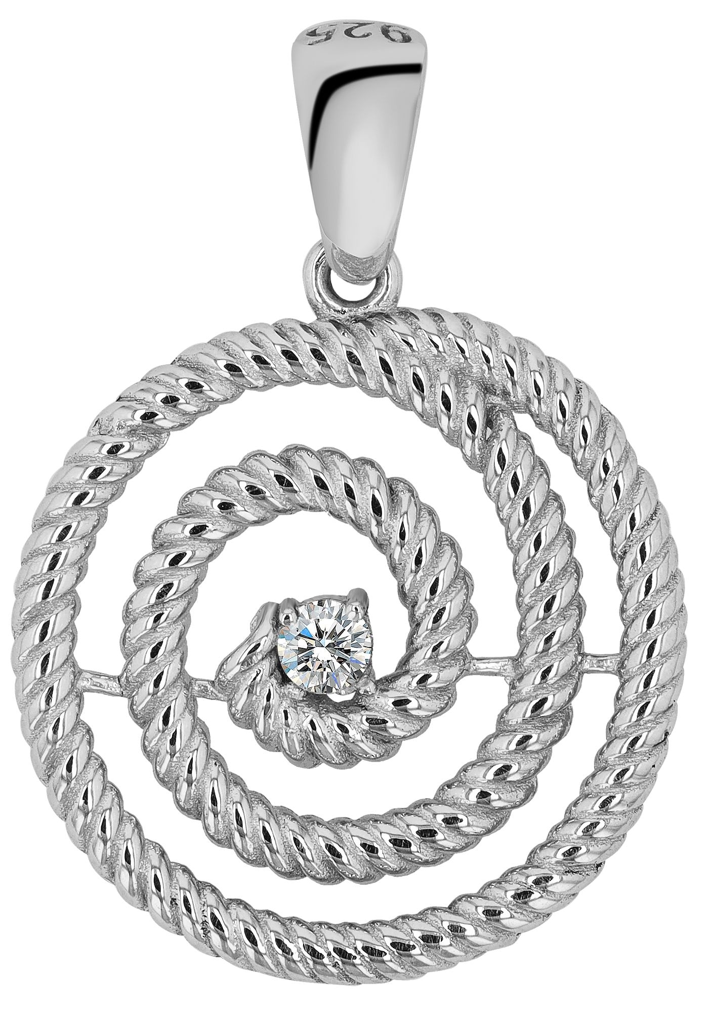 Adelia´s Kettenanhänger »Damen Anhänger aus 925 Silber mit Zirkonia«