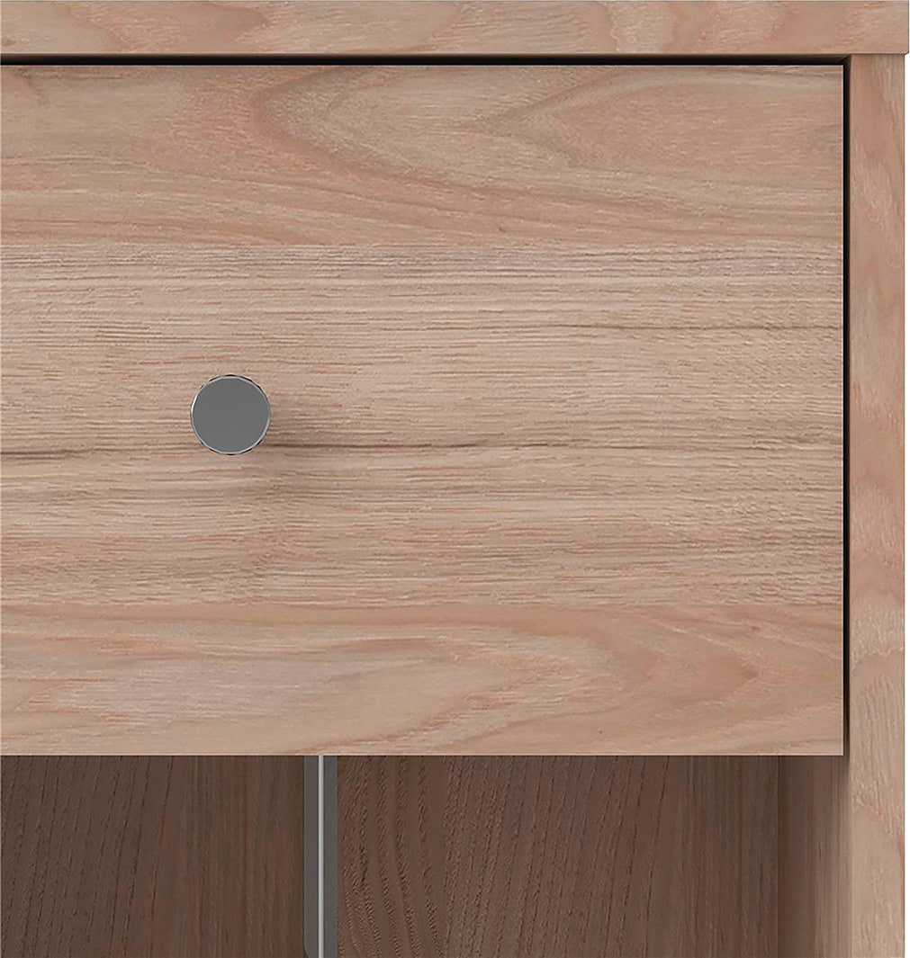 Home affaire Nachtkommode »May, Nachttisch, Nachtschrank, Beistelltisch,«, mit 1 Schublade und einem offenen Fach, Breite 38 cm, Höhe 48 cm