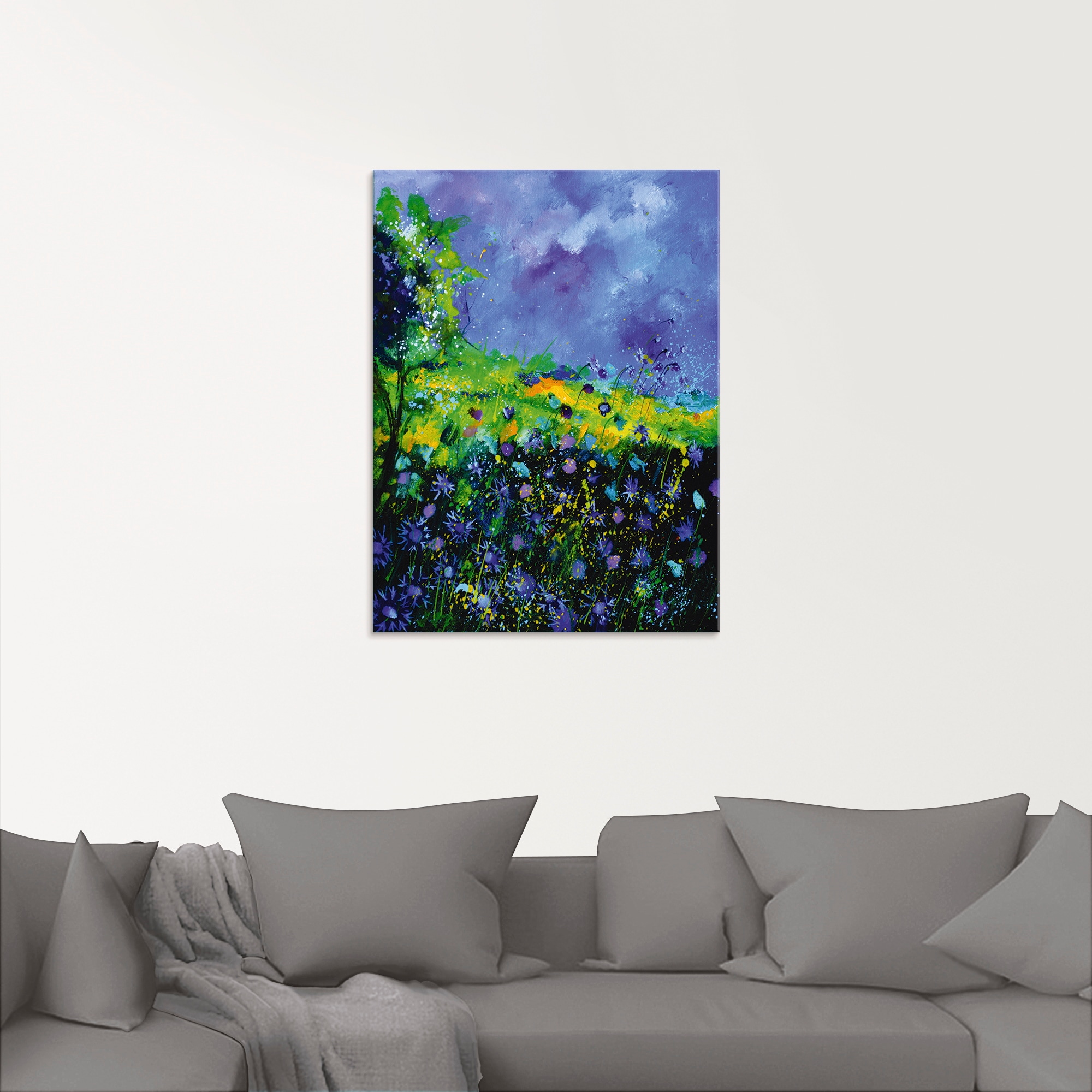 Artland Glasbild »Wilde Blumen«, Blumenwiese, (1 St.), in verschiedenen Größen