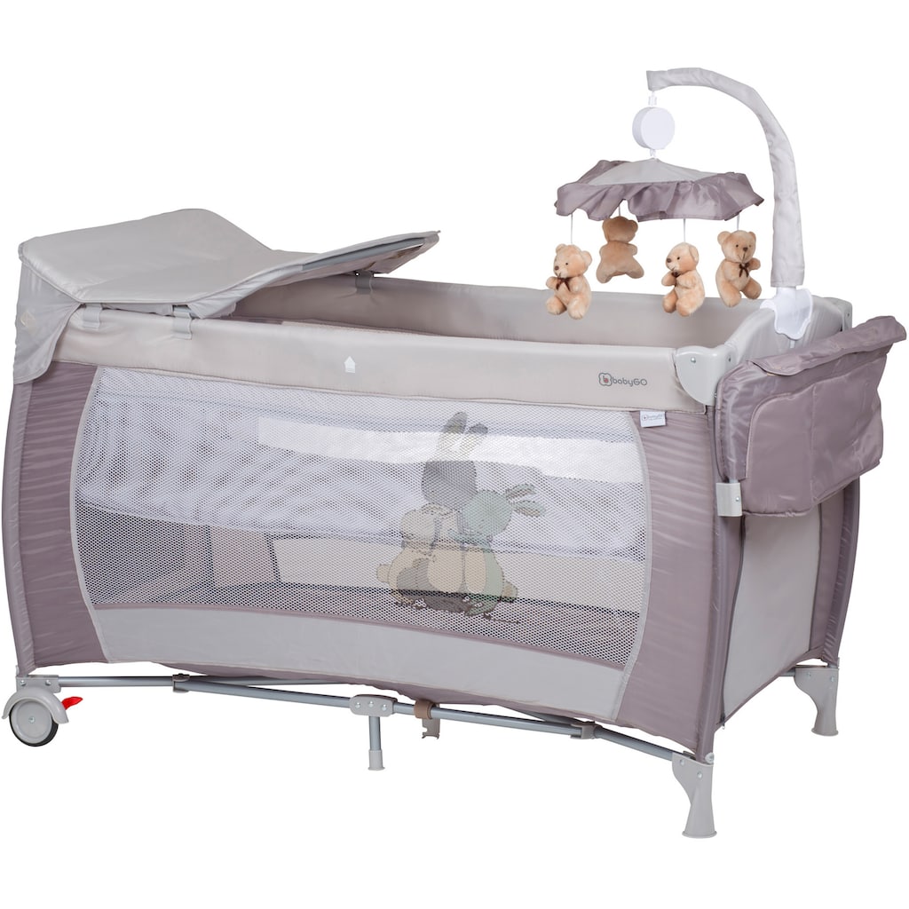 BabyGo Baby-Reisebett »Sleeper Deluxe, beige«