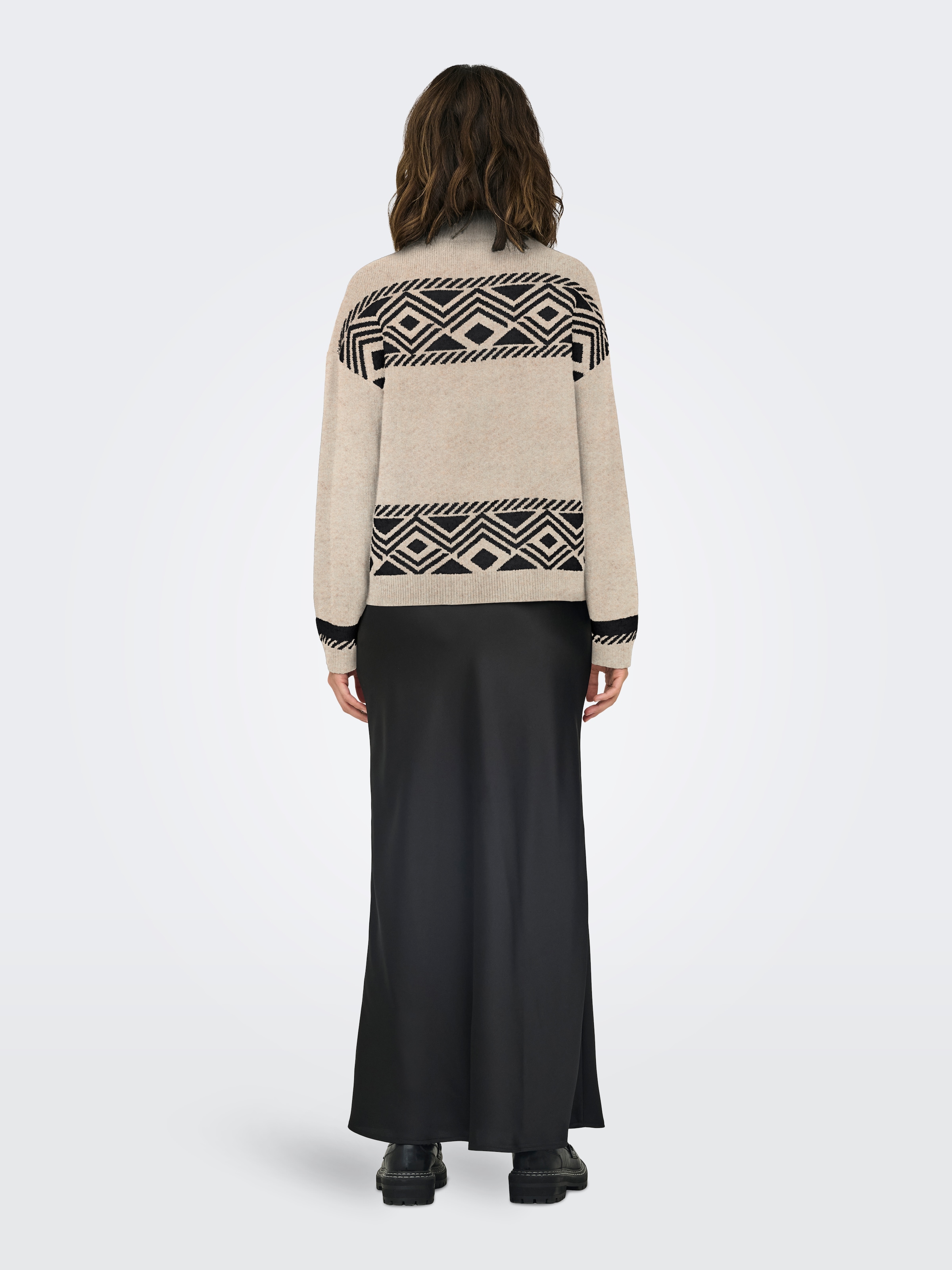 ONLY Stehkragenpullover »ONLVICTORIA L/S PULLOVER KNT NOOS«