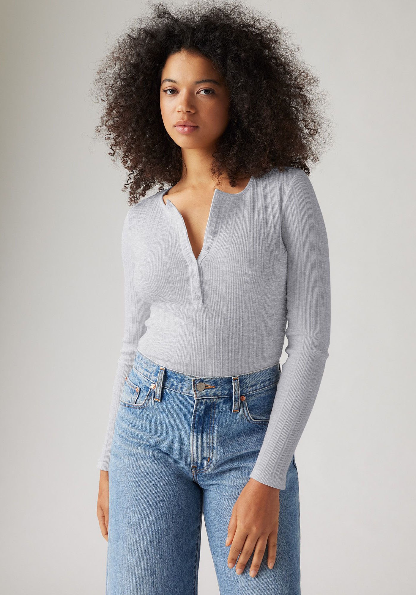 Levi's® Langarmshirt »DRY GOODS VACATIONER LS«, mit Rippstruktur