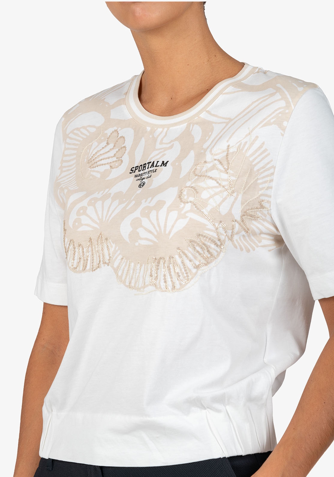 Sportalm Kitzbühel Rundhalsshirt, mit Pailletten