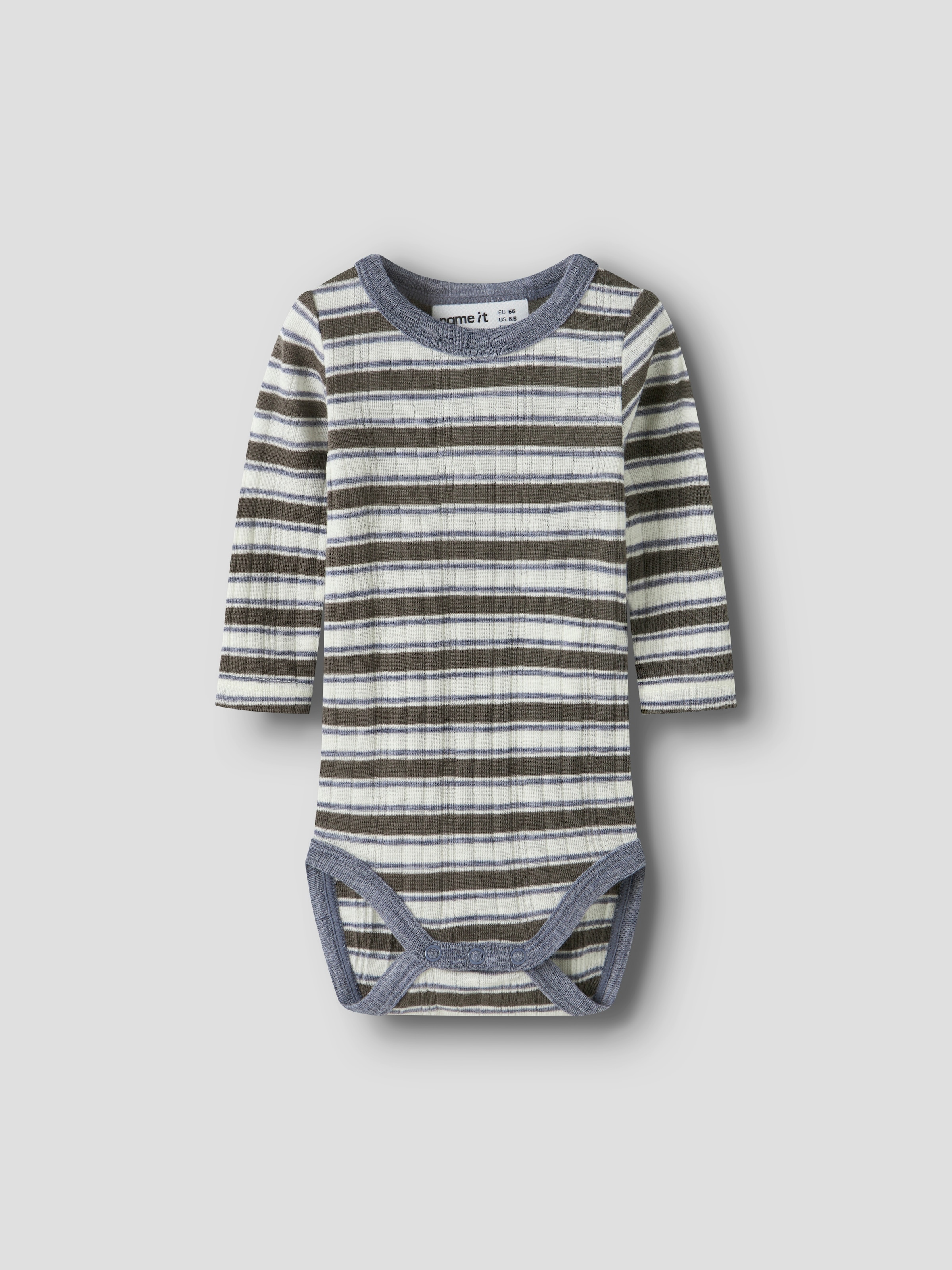 Name It Langarmbody »NBMWANG WOOL NEEDLE LS BODY NOOS« Wolle