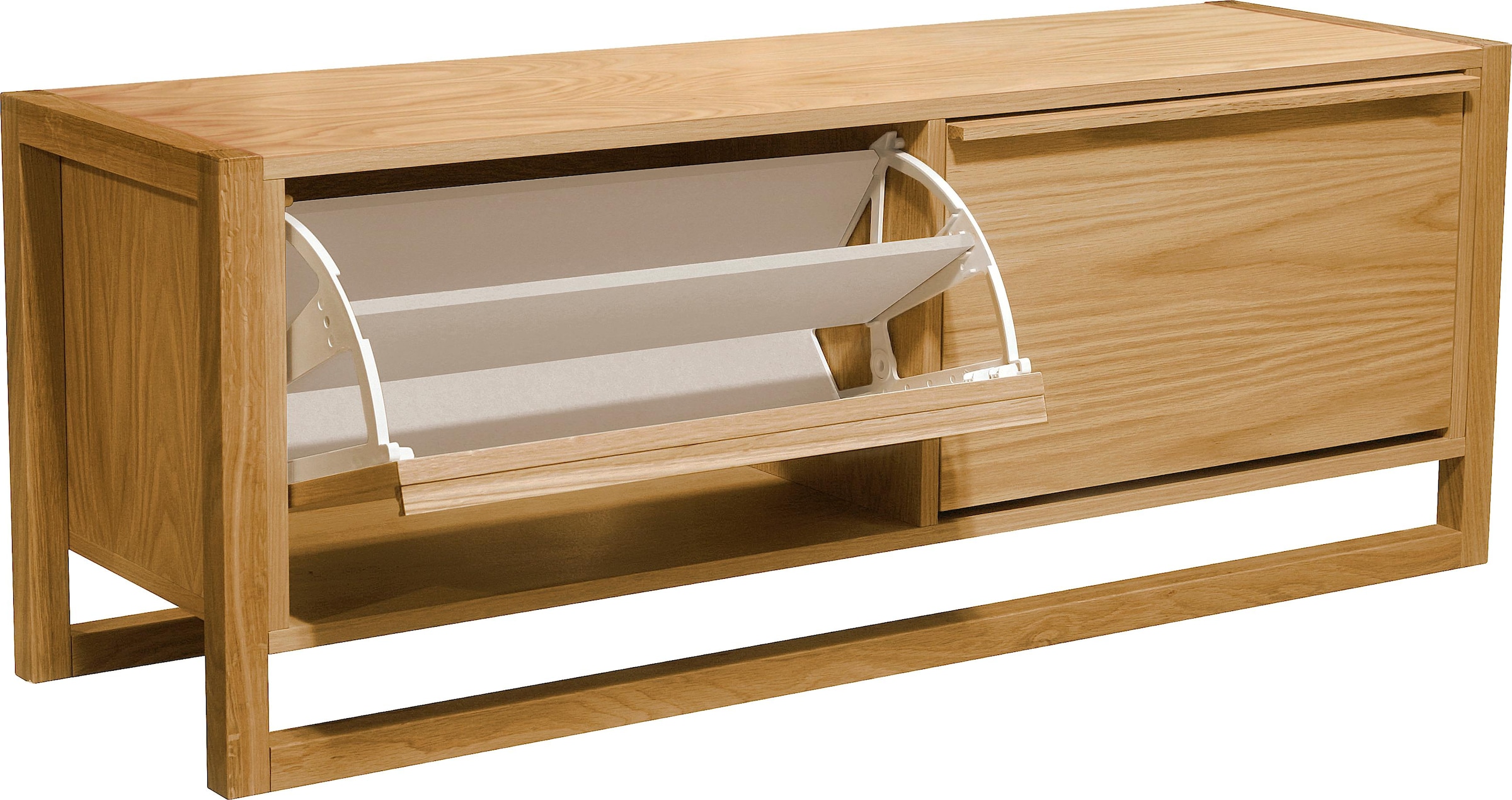 Woodman Sitzbank »NewEst«, im skandinavian Design, Holzfurnier aus Eiche
