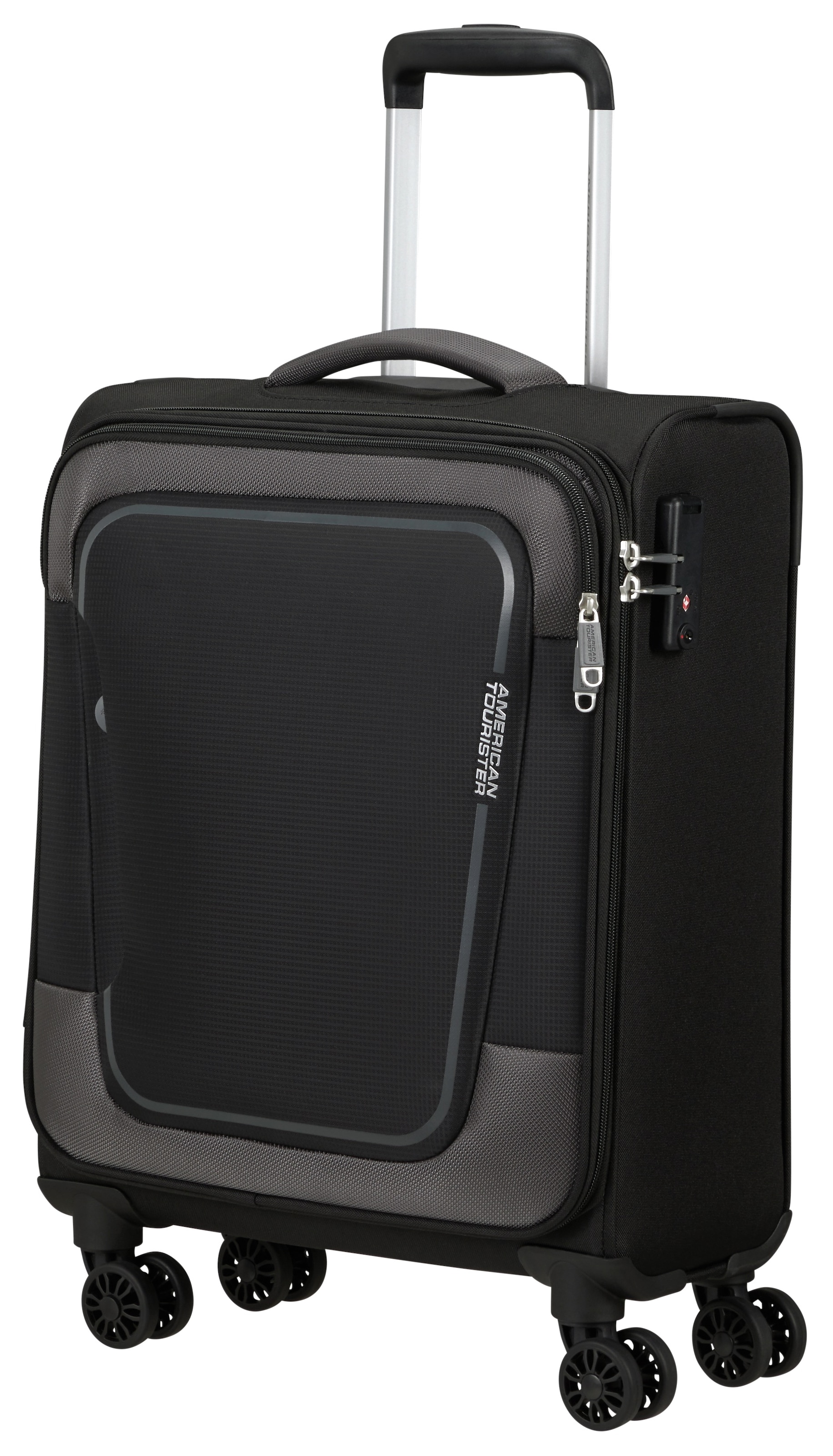 American Tourister® Weichgepäck-Trolley »PULSONIC, in verschiedenen Farben und Größen«, 4 Rollen, Reisekoffer Weichschalenkoffer TSA-Schloss
