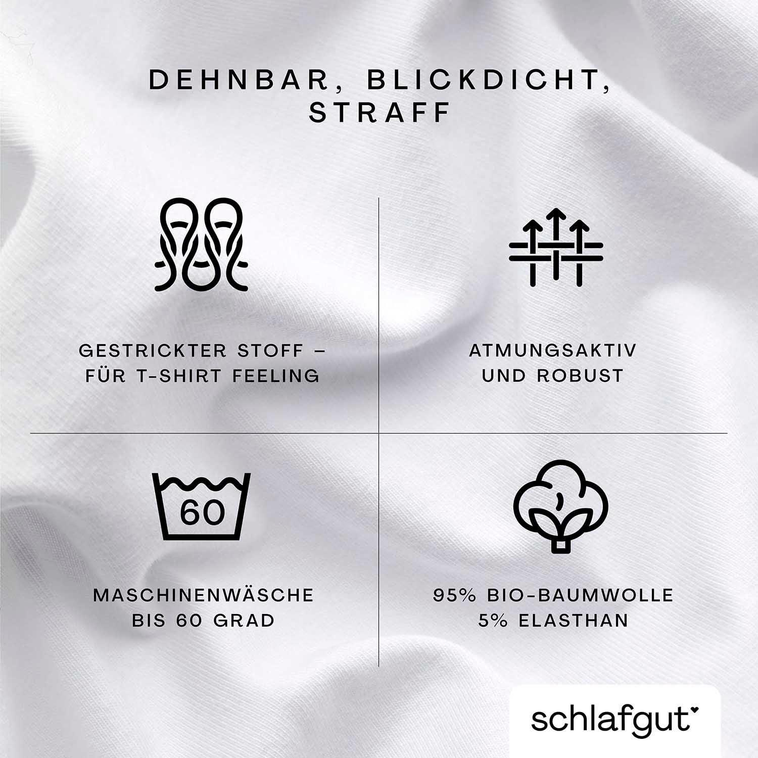 Schlafgut Spannbettlaken »Pure Split-Topper«, MADE IN GREEN by OEKO-TEX®