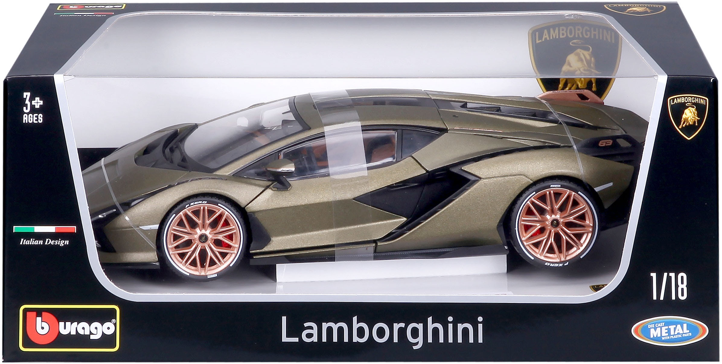 Bburago Sammlerauto »Lamborghini Sian FKP 37«, 1:18