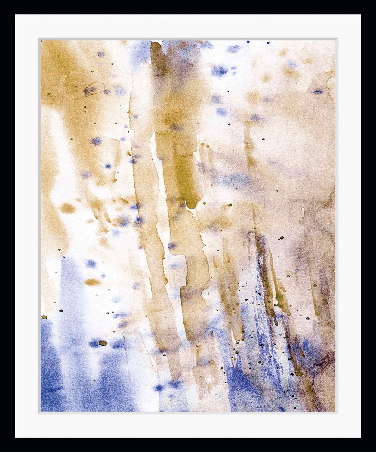 queence Bild »Louis« Abstrakt | Figuren | Kunst 1 Stk. tlg. HD Premium Poster-Druck inkl. Holzrahmen