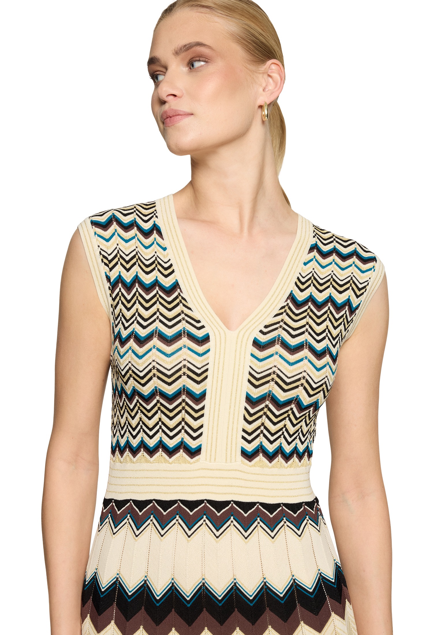 Zero Strickkleid »Strickkleid mit Lurexfaden«