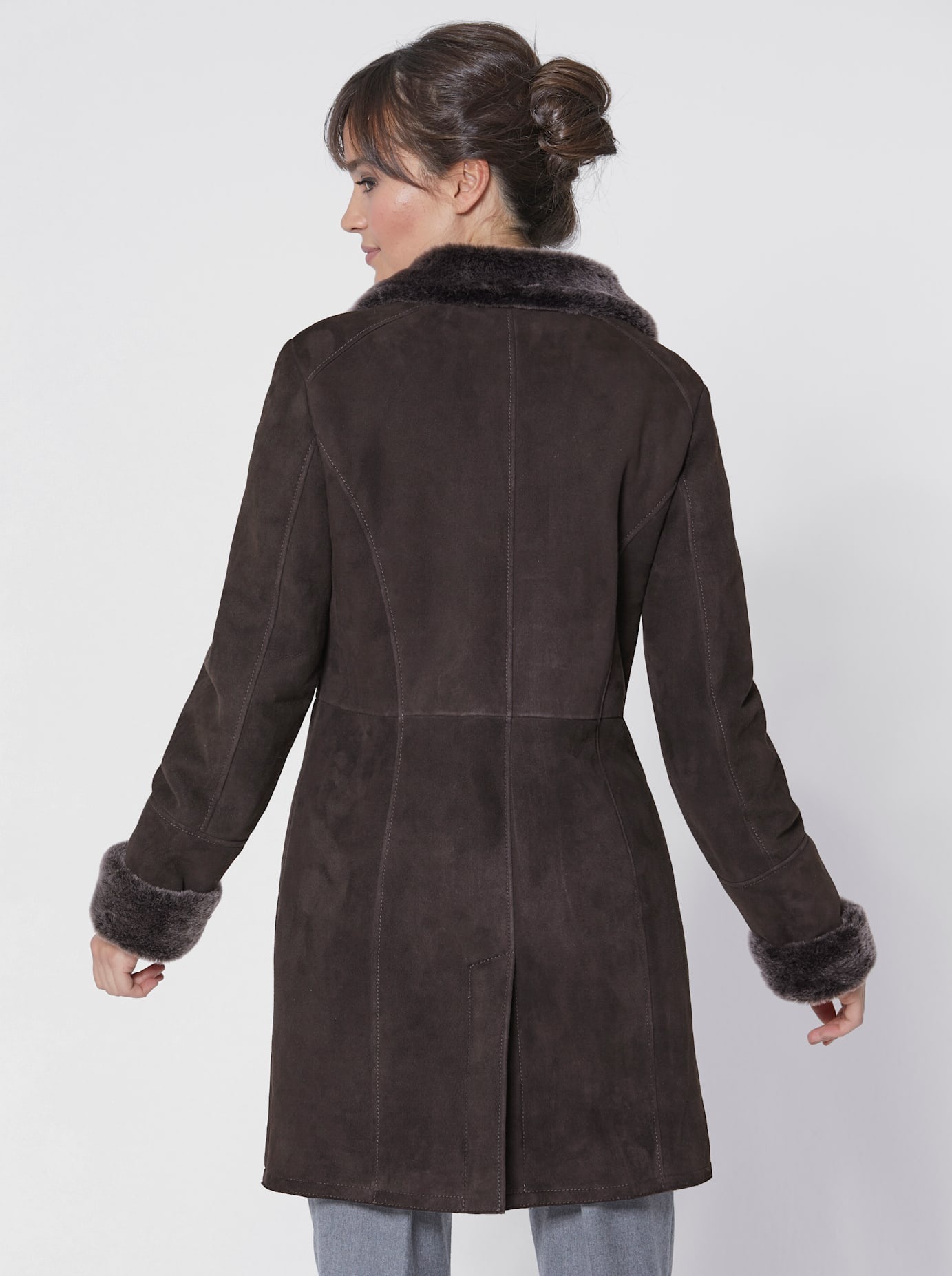 Mainpol Lederjacke, ohne Kapuze