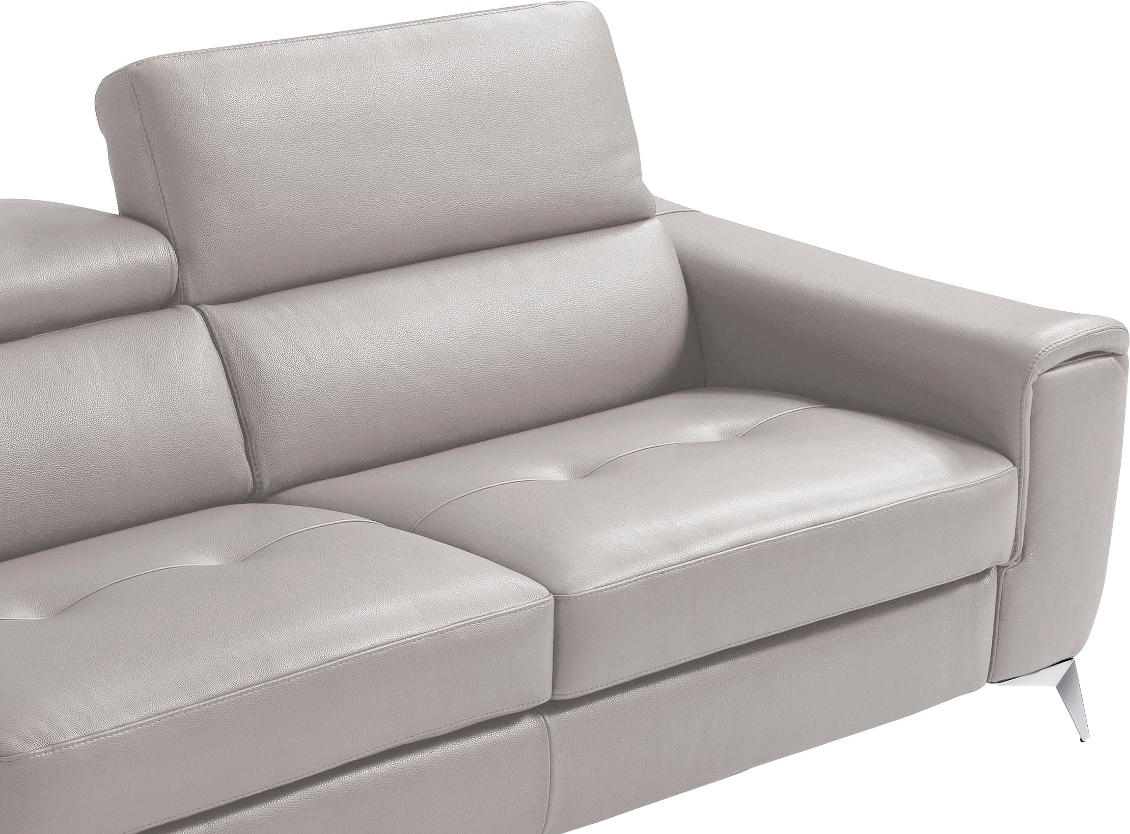 Egoitaliano Schlafsofa »Francine, Designsofa, Loungesofa mit Dauerschlaffunktion, Bettfunktion«, hochwertiger Metallbettrahmen & Matratze, Kopfteil manuell verstellbar