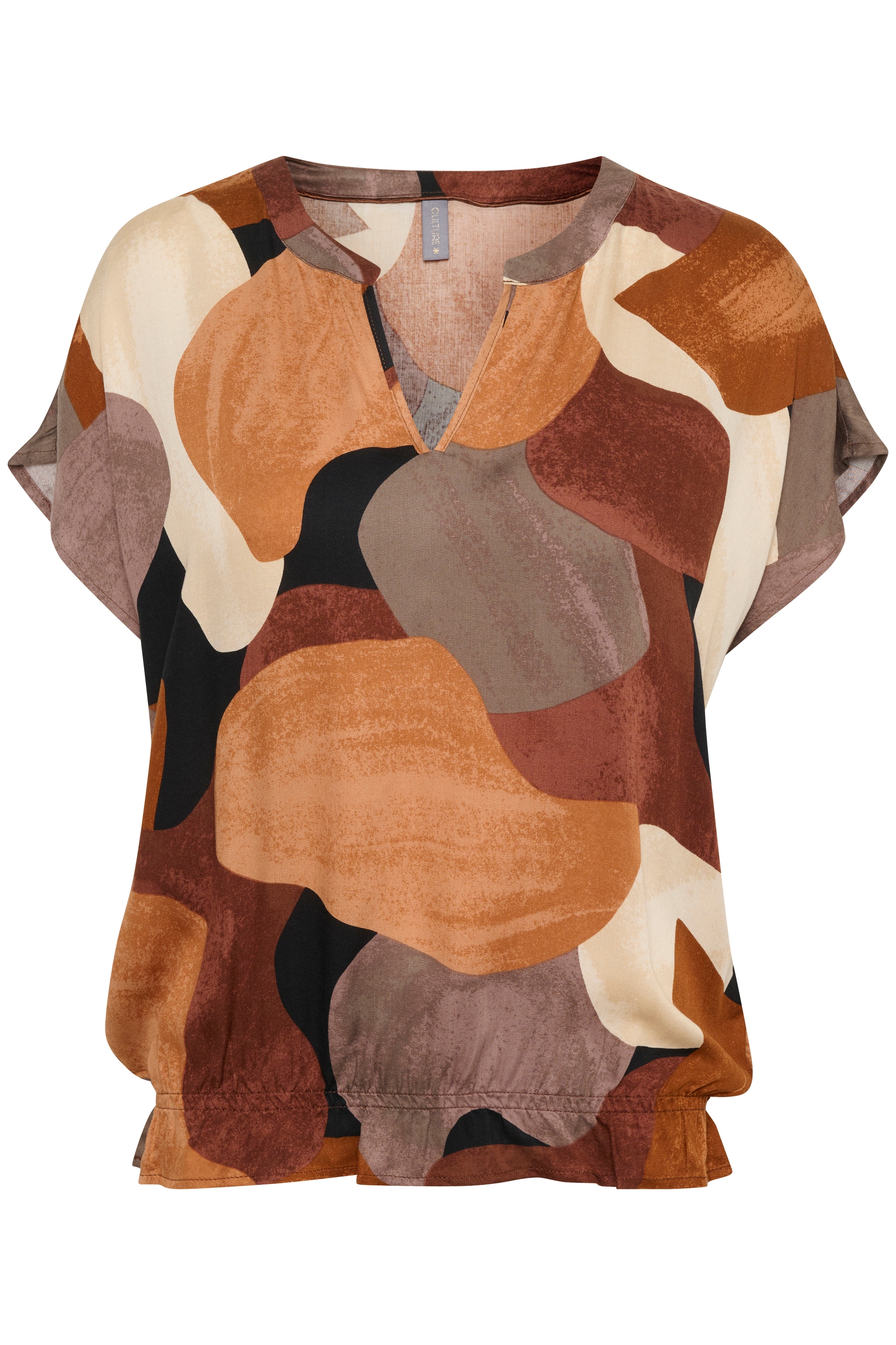 Culture Kurzarmbluse »Kurzarm-Bluse CUdana«