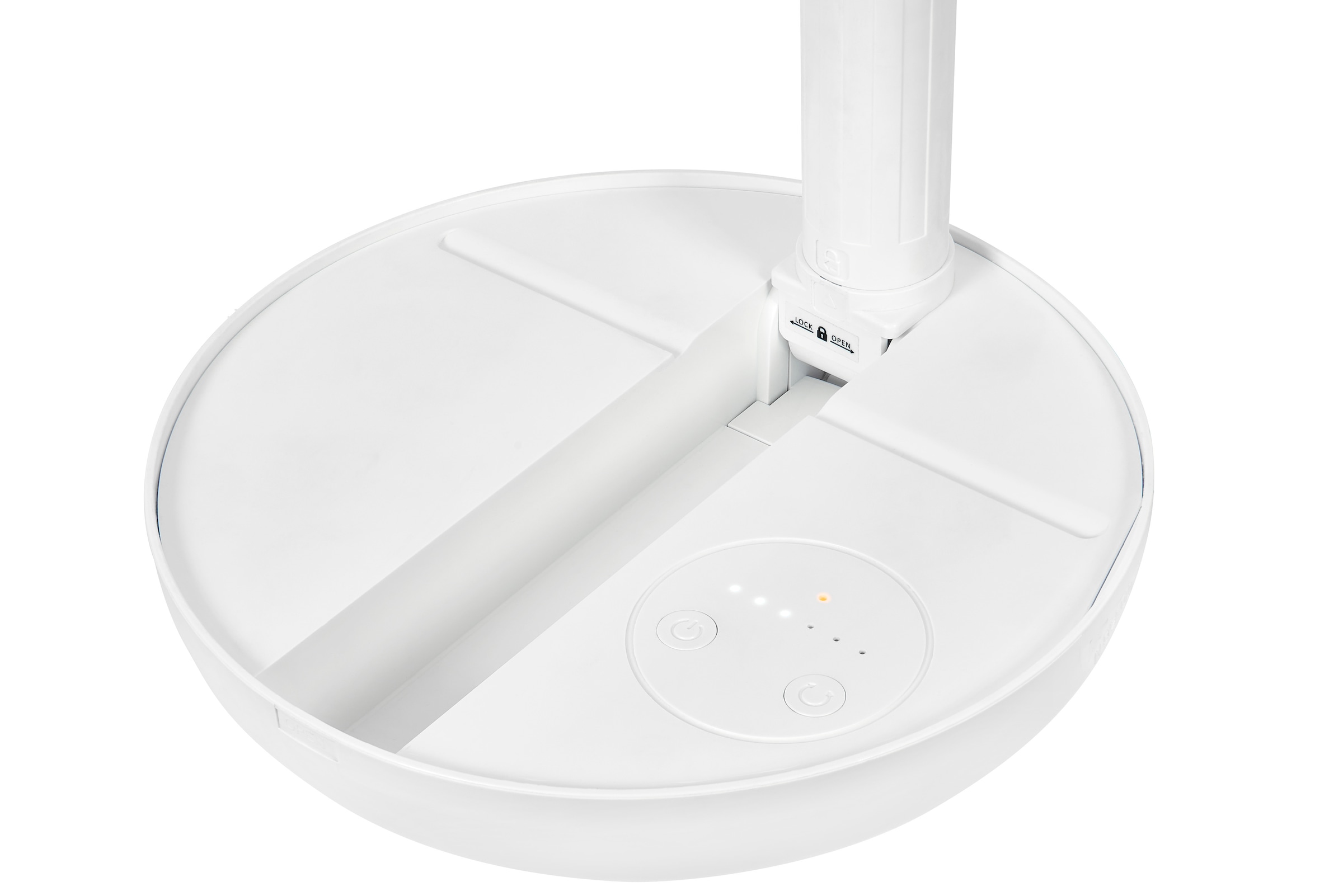 Gutfels Tischventilator »»VENTI 3030 R«« 17 cm Durchmesser klappbar mit 4 Stufen, 20 Std. Akkulaufzeit, mit Powerback Funktion