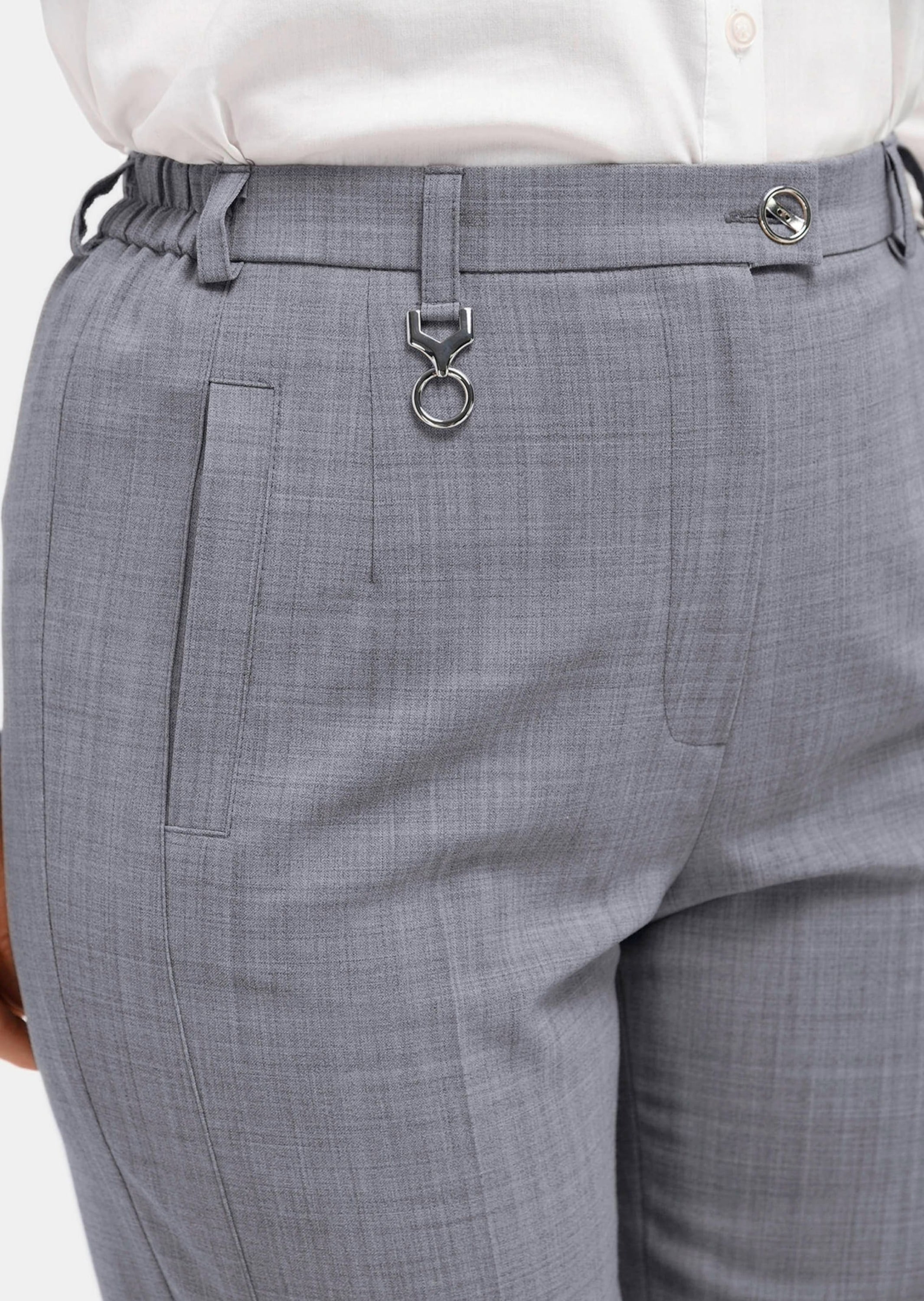 GOLDNER Stoffhose »Kurzgröße Trevira-Schurwollhose ANNA«