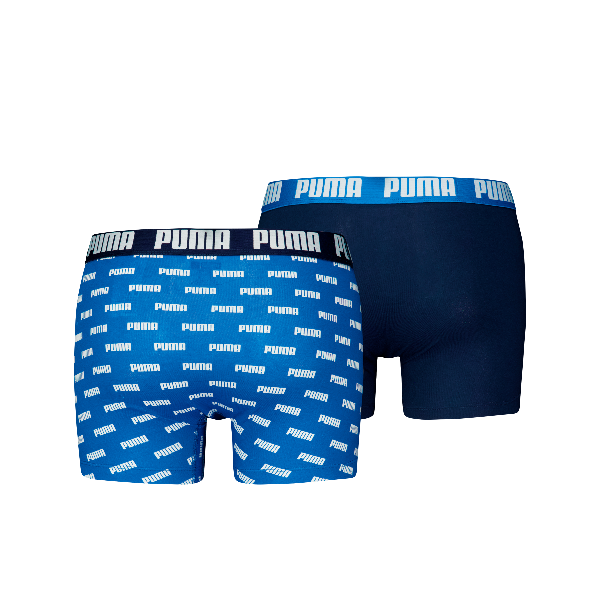 PUMA Boxershorts »PUMA MEN EVERYDAY LOGO PRINT BOXERS 2P« 2er Pack,  1x uni und 1x allover Logodruck