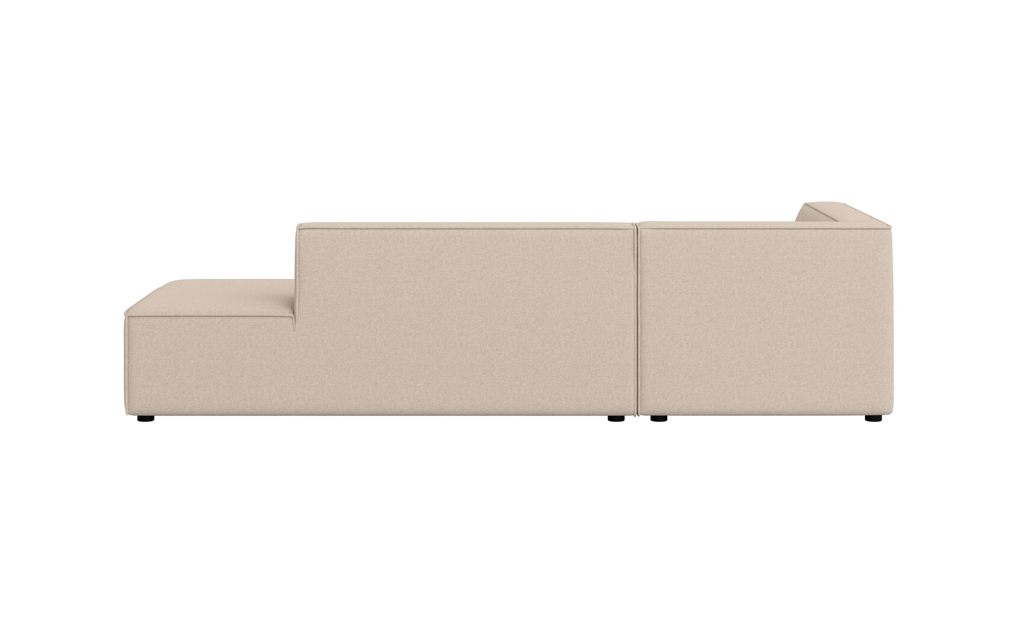 INOSIGN Ecksofa »Ecksofa Cavan mit Ottomane links oder rechts bestellbar« L-Form mit Wellenunterfederung, Maße B/T/H: 270/180/72 cm