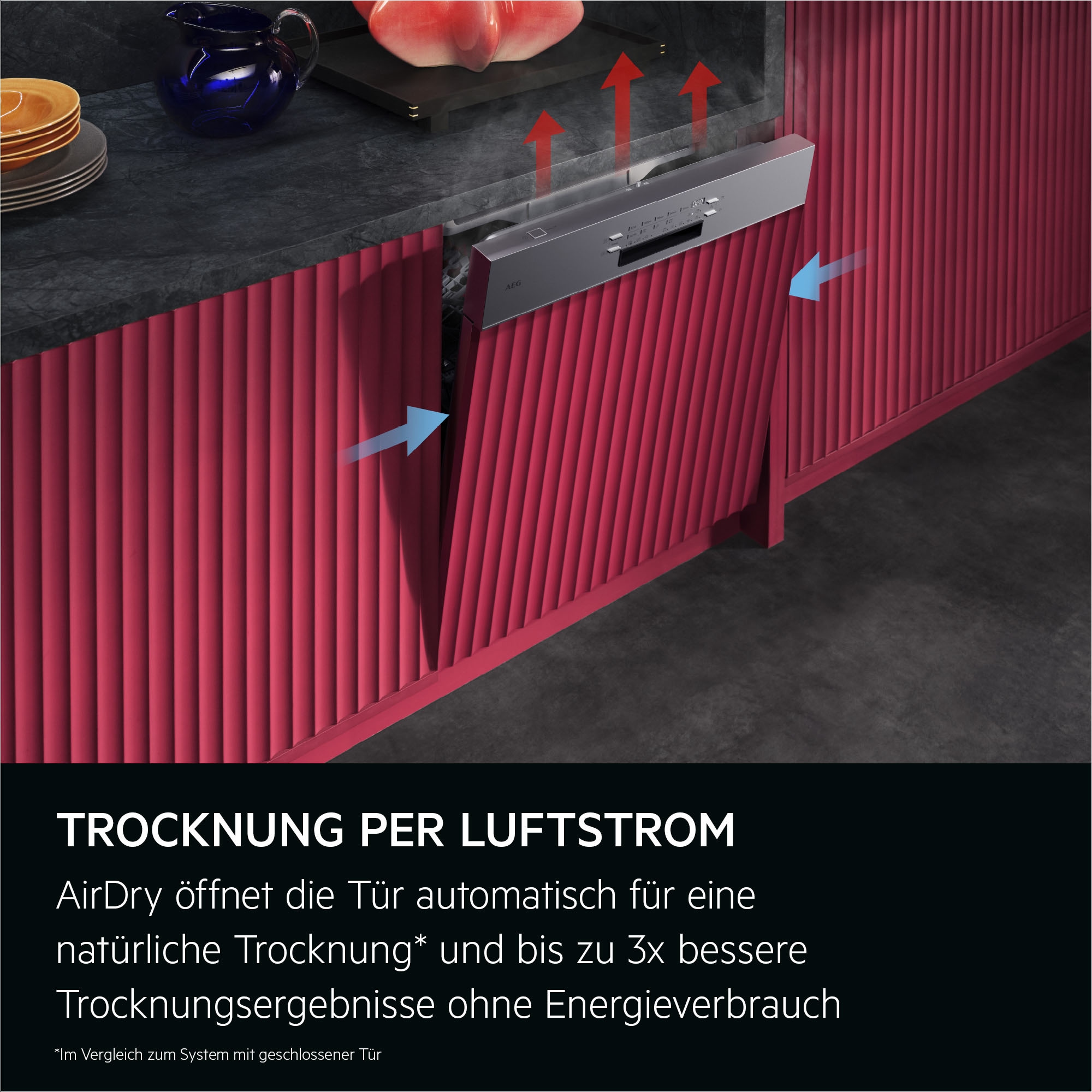 AEG teilintegrierbarer Geschirrspüler 9000 »GT9200X2SCM« Smarte Spülmaschine, kraftvoll gegen Eingebranntes, leise nur 38 dB