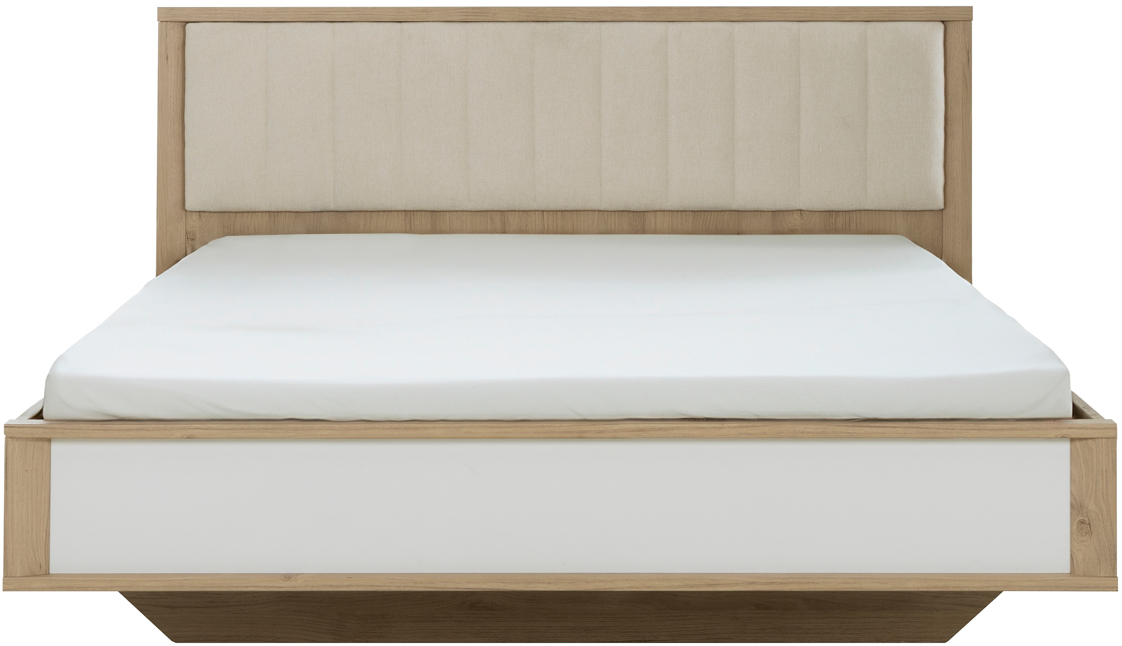 Gami Bett »MANAE«, Kopfteil mit Stoffelement, Lattenrost und Matratze nicht enthalten