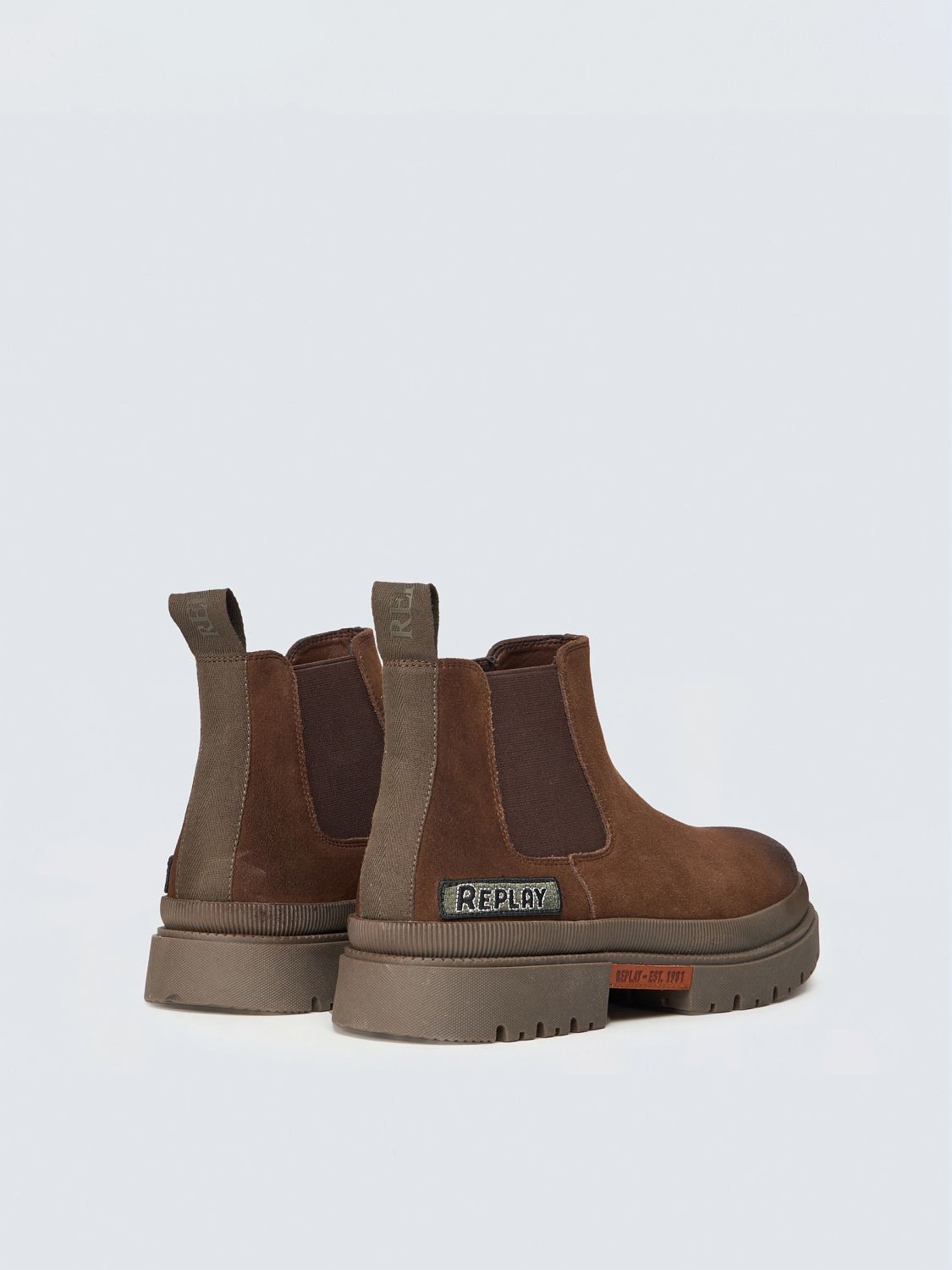 Replay Chelseaboots »SANDTOWN WORK«  Schlupfboots, Stiefelette mit Stretch, Logo an der Ferse