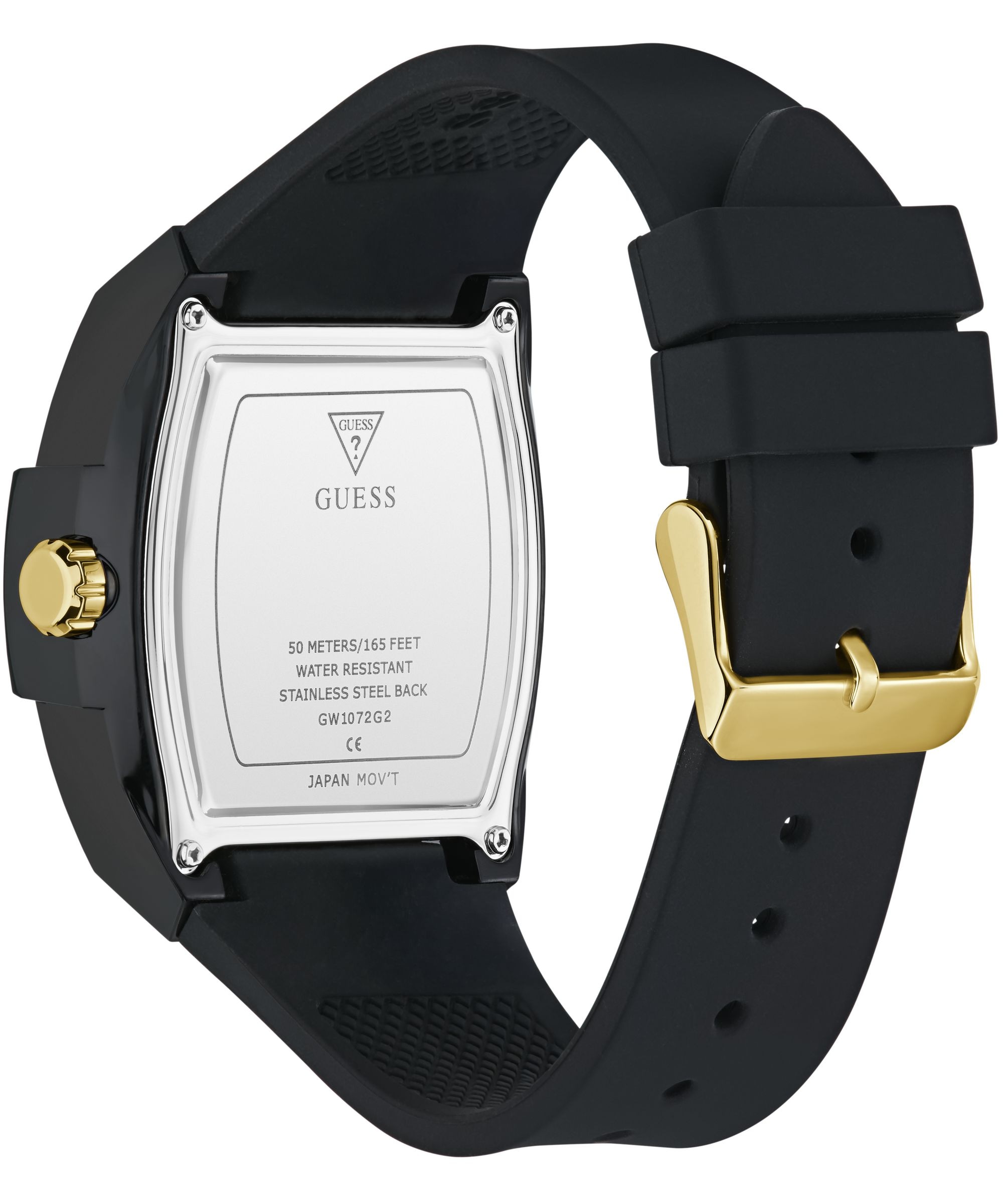 Guess Quarzuhr »PHOENIX« Armbanduhr, Herrenuhr, Silikonarmband, analog