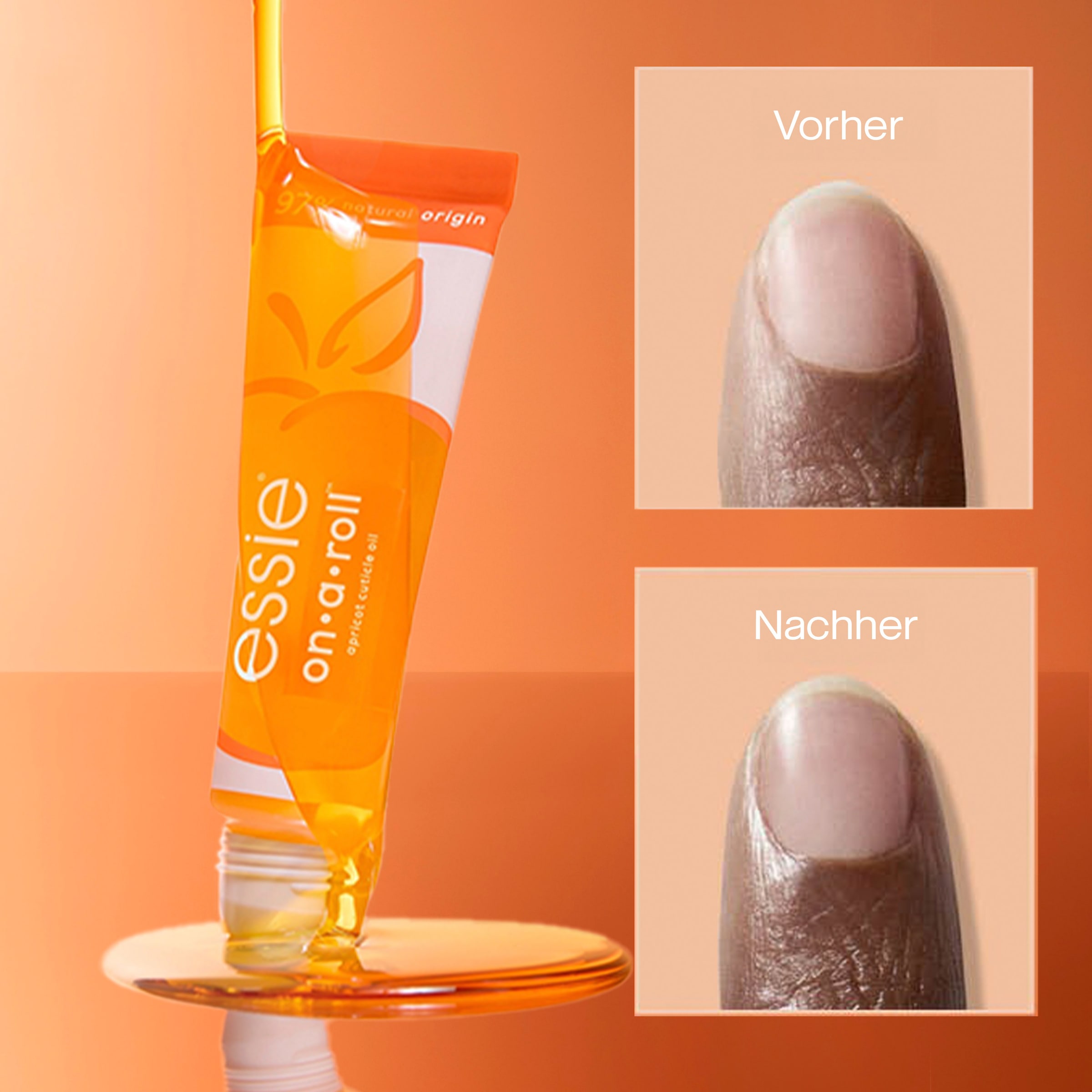 essie Nagelpflegeöl »Essie On a roll nail & cuticle oil« mit stärkender Formel