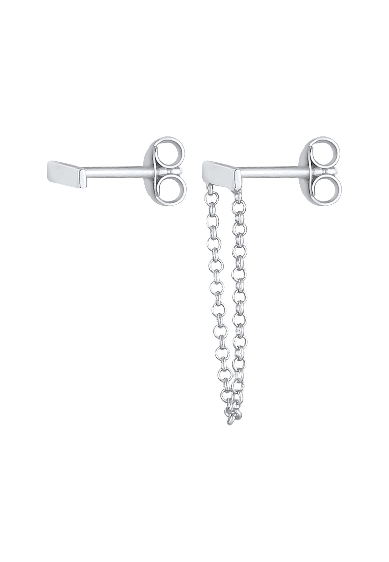 Elli Paar Ohrstecker »Ohrringe Stecker Stab Geo Kette Trend 925 Silber«