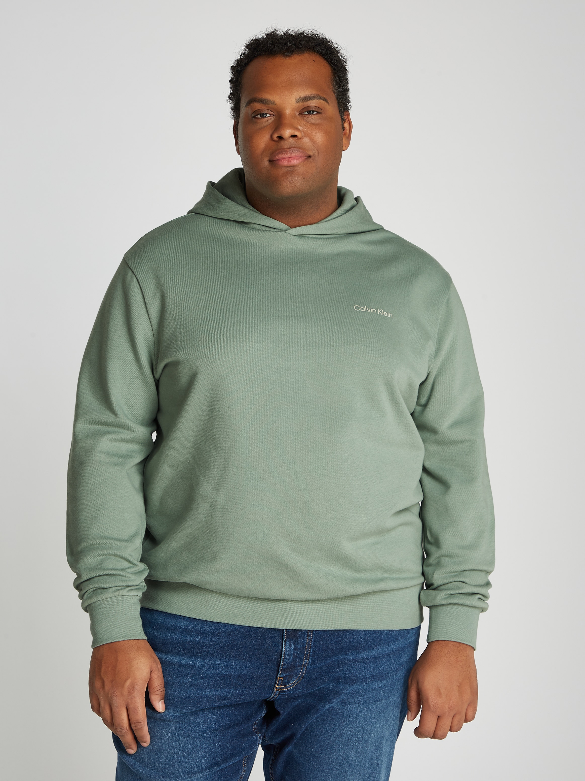 Kapuzensweatshirt »BT_ENLARGERD BACK LOGO HOODIE«, in großen Größen mit Markenlabel