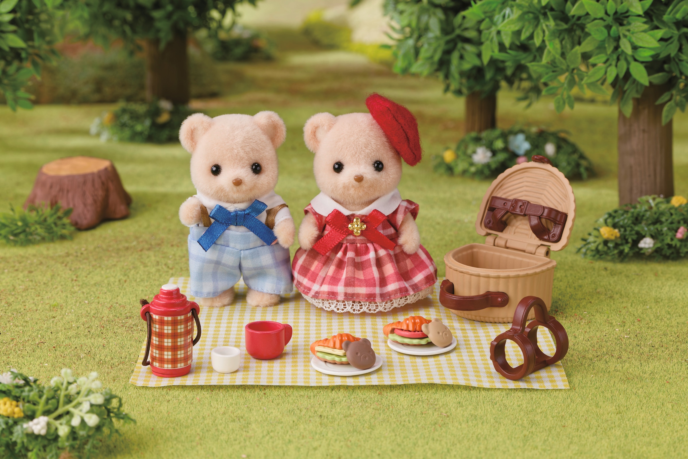 Sylvanian Families Spielwelt »Biscuit Bären Picknickspaß (5852)«