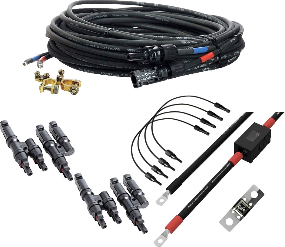 offgridtec Solaranlage »basicPremium-L 300W Solaranlage 12V/24V«, (Set), Komplettsystem