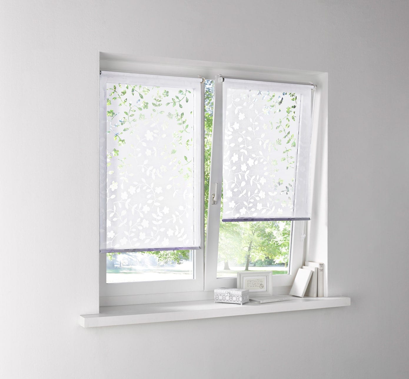 heine home Raffrollo mit Stangendurchzug