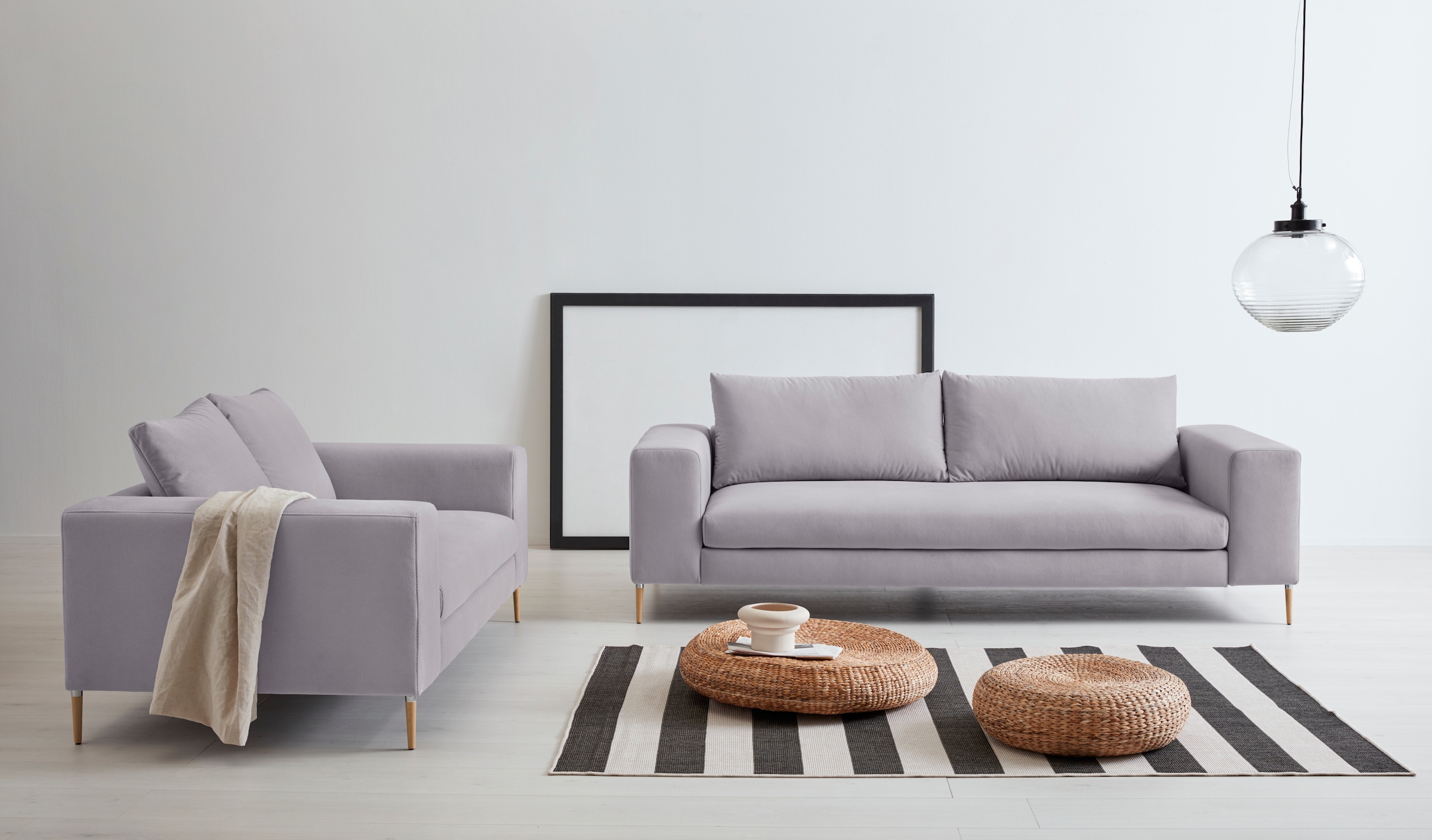 OTTO products 2-Sitzer »Finnja, softer, legerer Sitzkomfort, bequem, zeitloses Design«, mit Recycling-Bezug