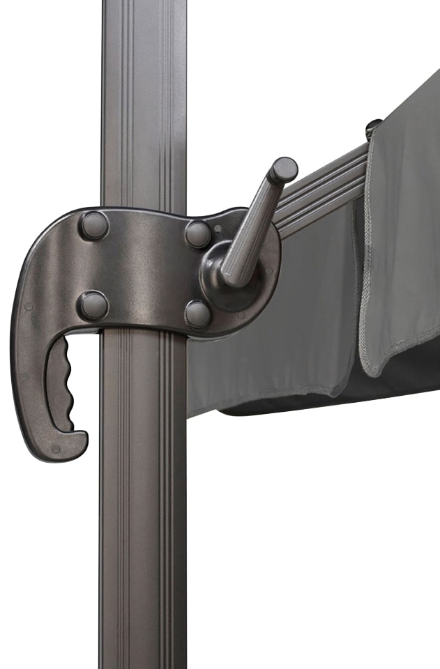 Schneider Schirme Ampelschirm »Rhodos« mit Schutzhülle und Schirmständer, ohne Wegeplatten