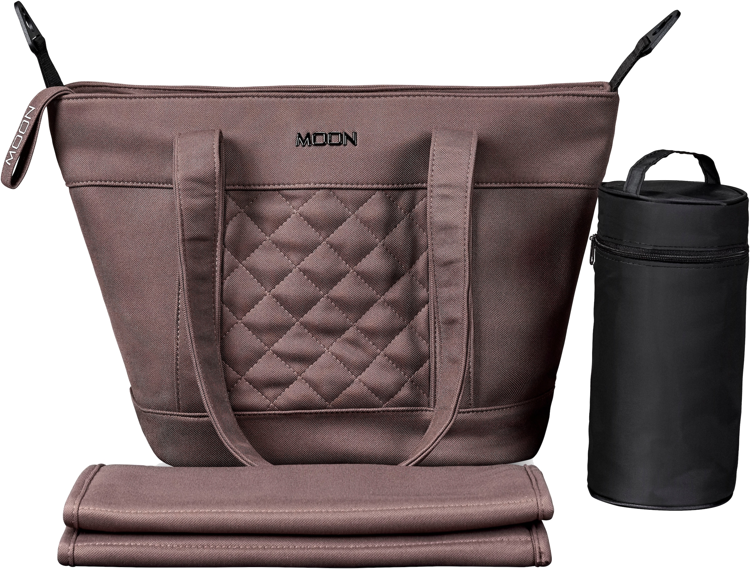 Moon Wickeltasche »V-Shape Bag«, inkl. Wickelunterlage u. Isolierflaschentasche