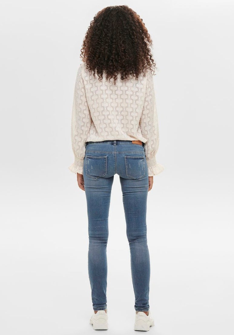 ONLY Skinny-fit-Jeans »ONLCORAL LIFE«, mit kleinen Destroyed-Effekten