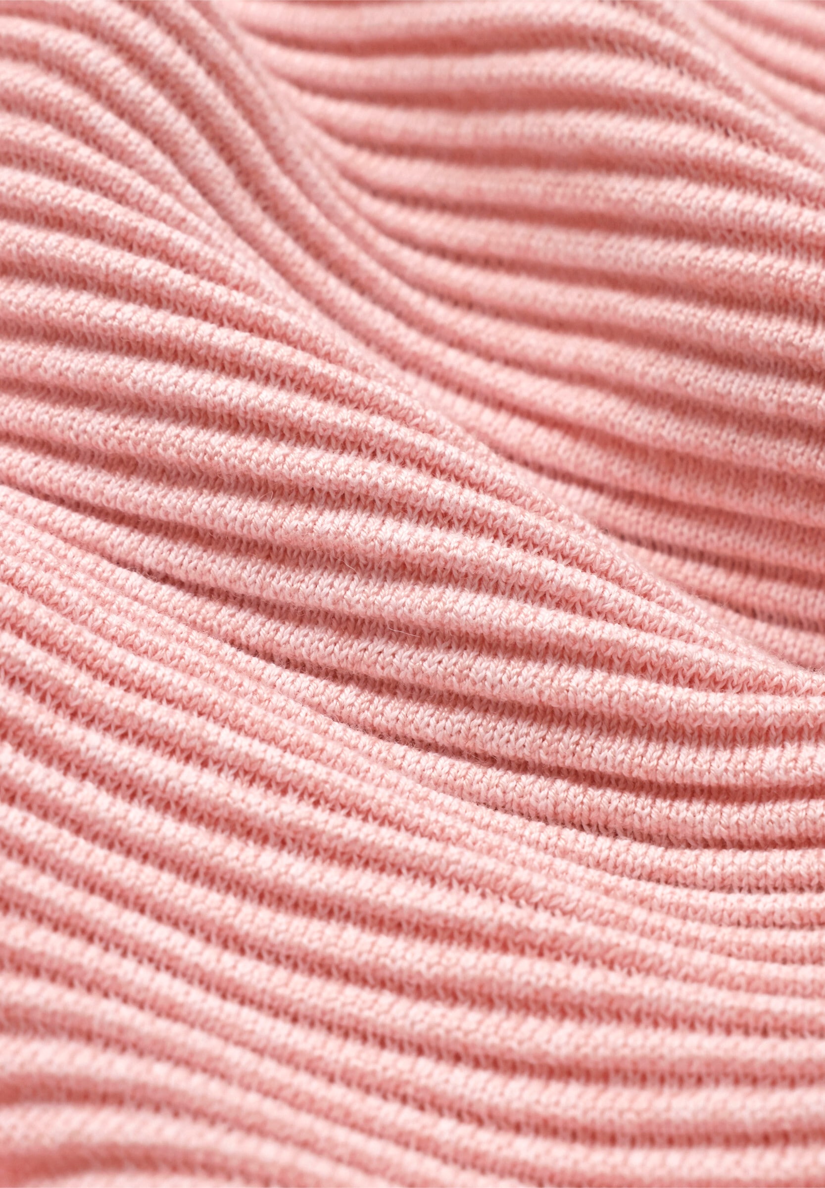creation L Strickpullover »Lyocell-Baumwoll-Pullover Langarm-Pullover mit Ripp-Struktur«