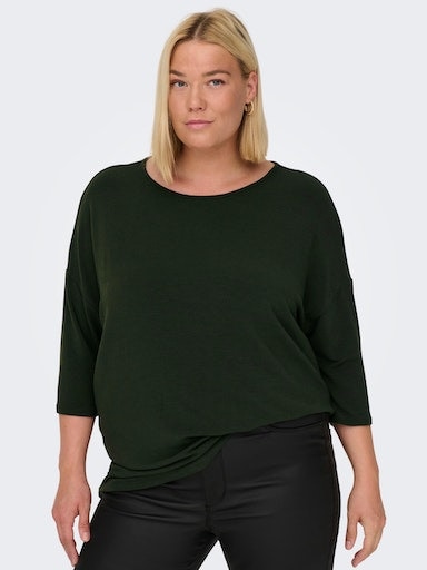 ONLY CARMAKOMA 3/4-Arm-Shirt »CARLAMOUR 3/4 TOP JRS NOOS« bei OTTOversand